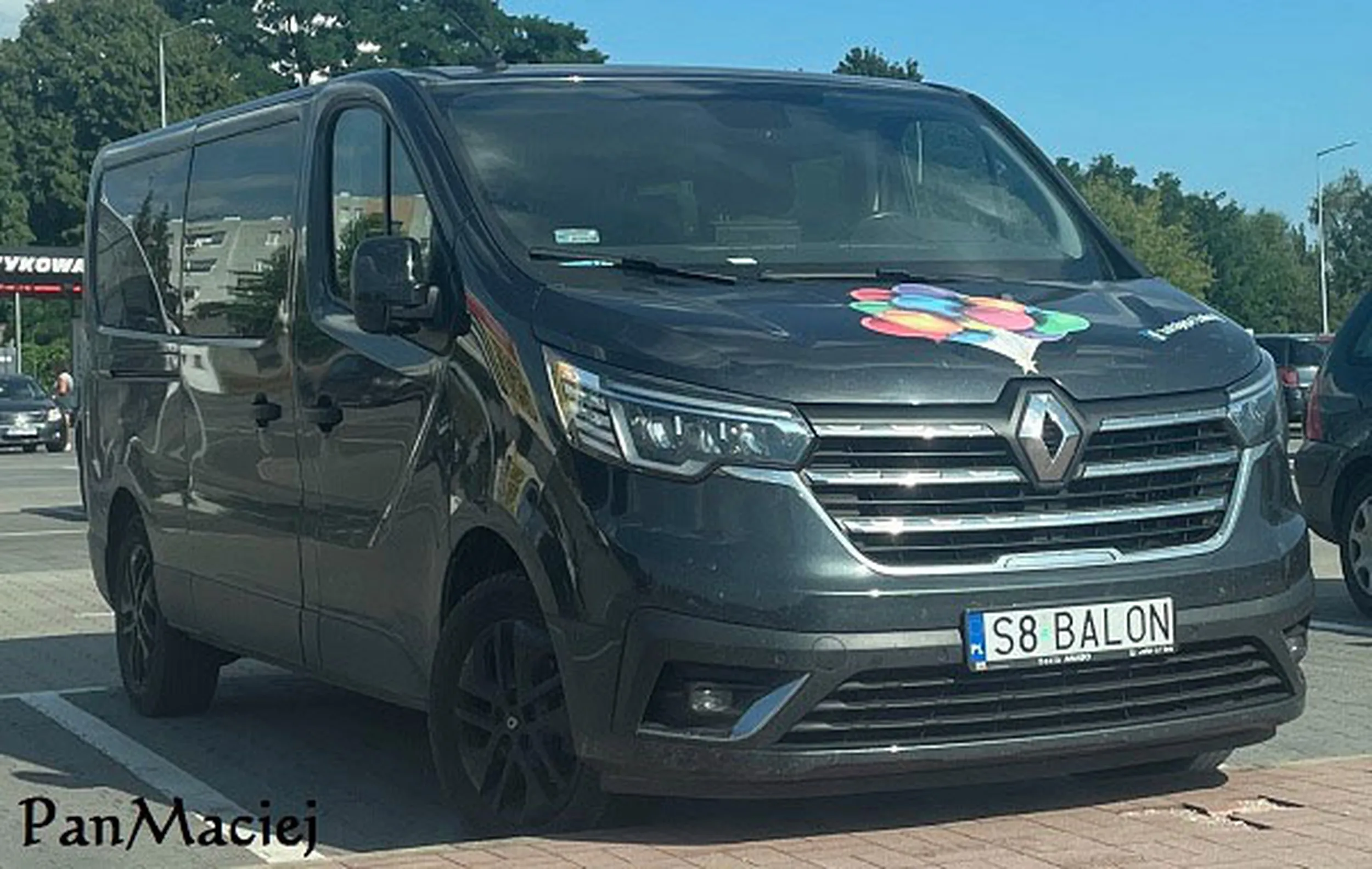 Fajny numer, blacha S8 BALON