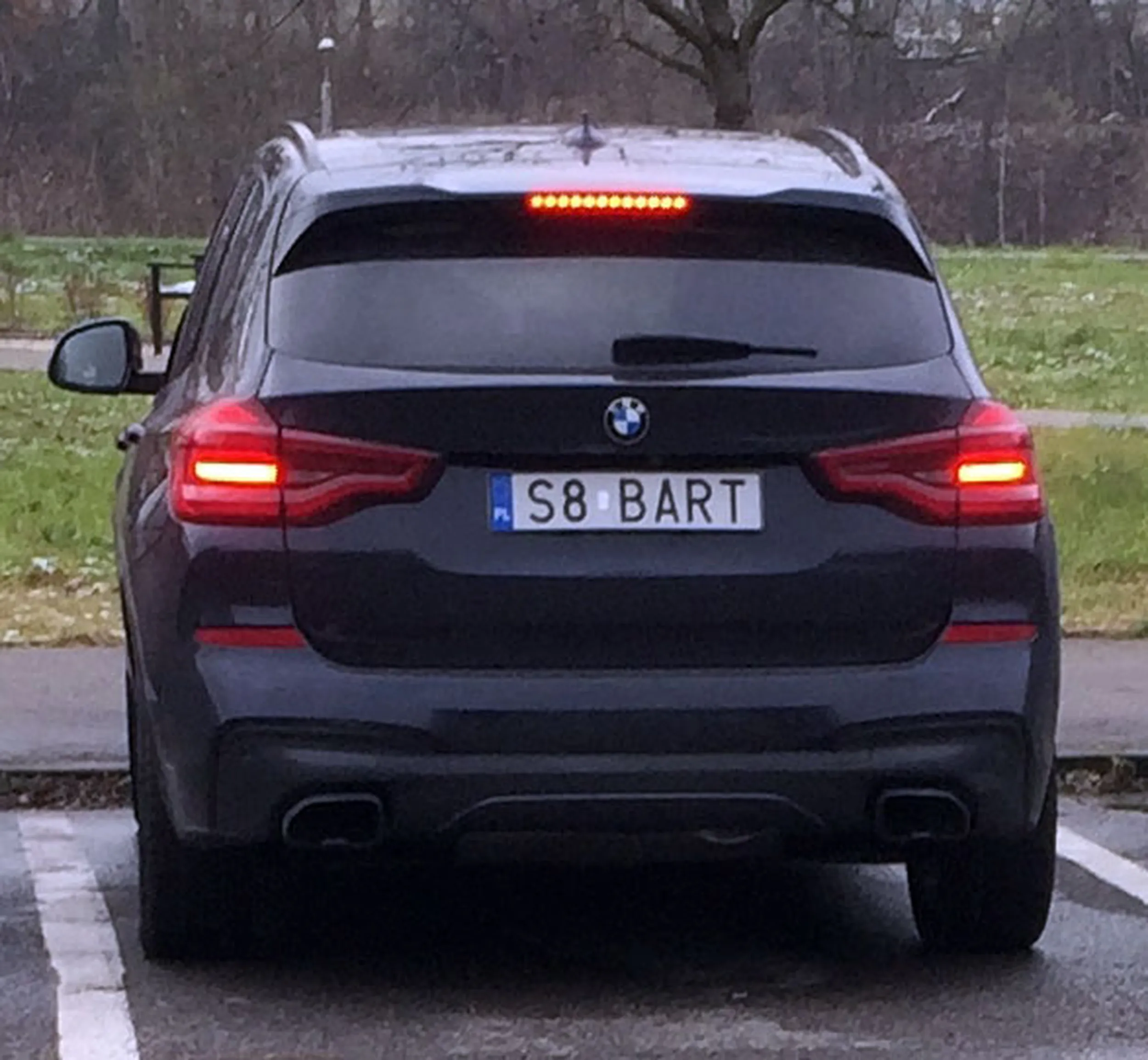 Fajny numer, blacha S8 BART