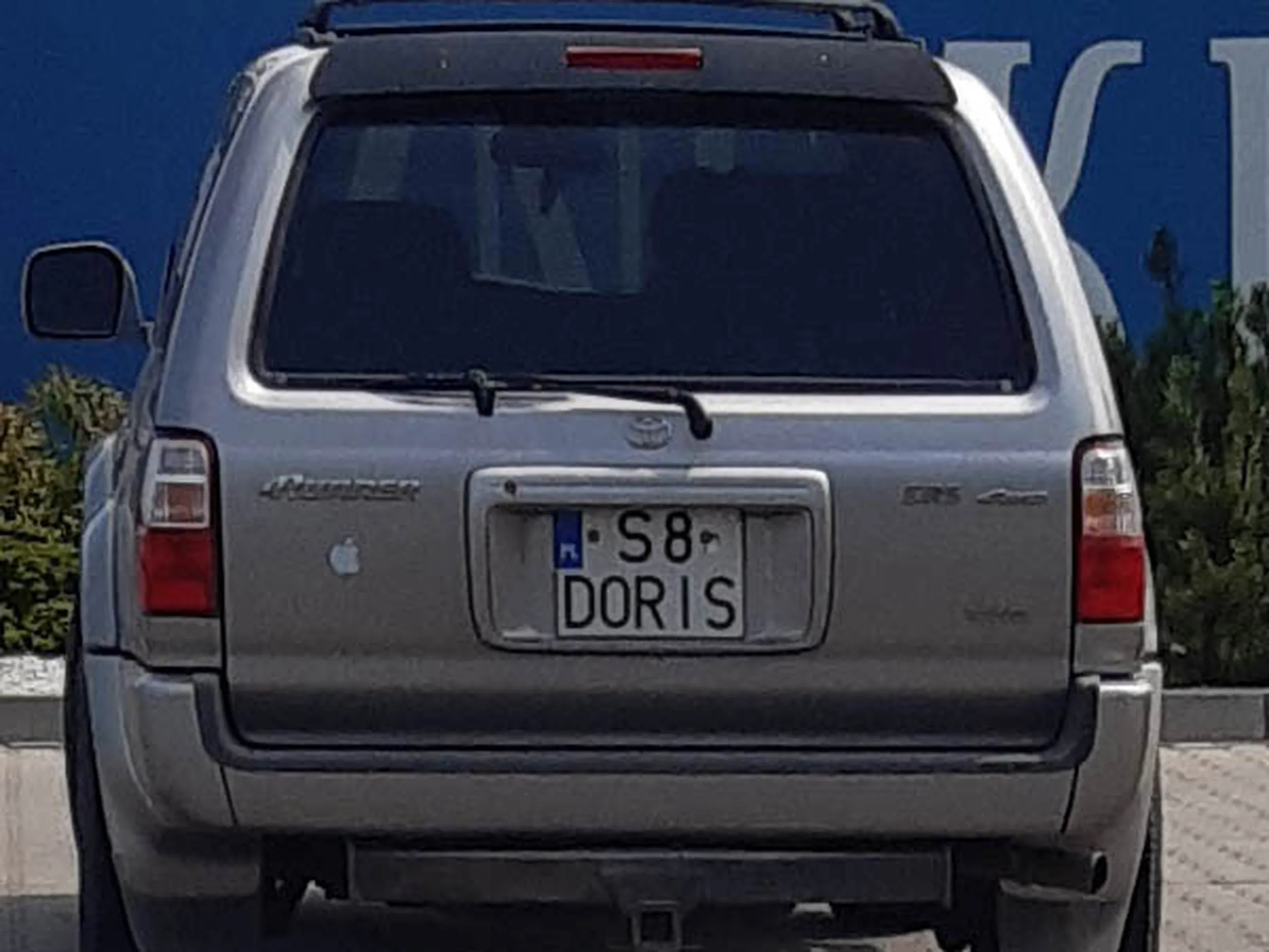 Fajny numer, blacha S8 DORIS