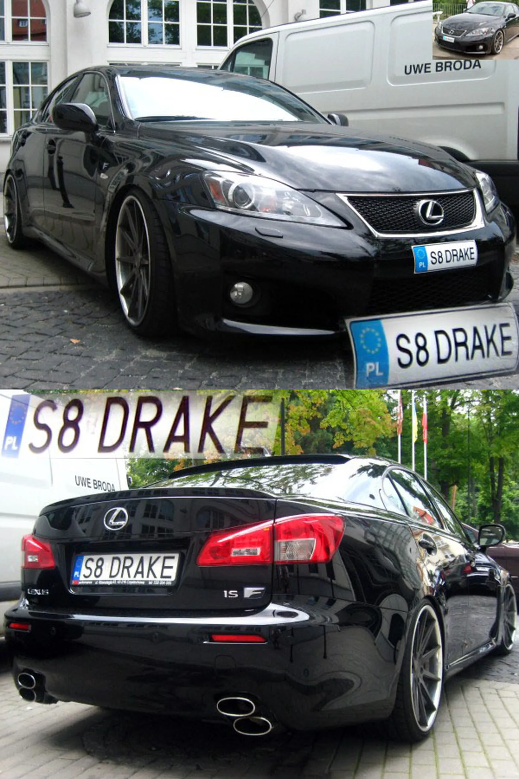 Fajny numer, blacha S8 DRAKE