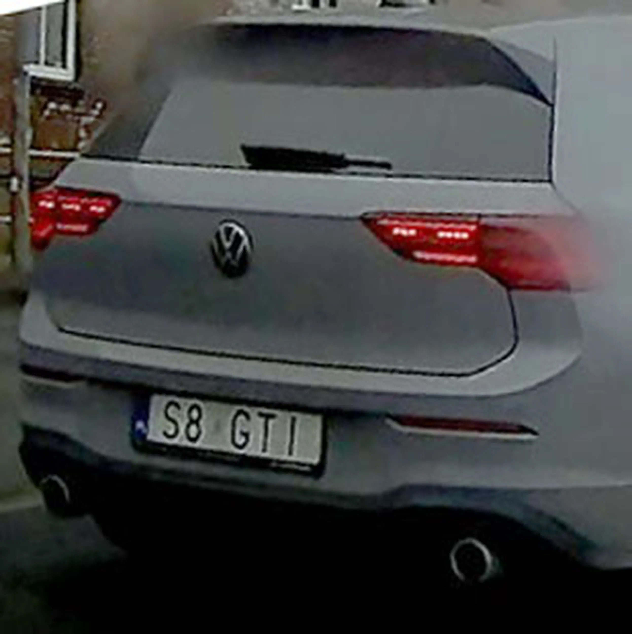Fajny numer, blacha S8 GTI