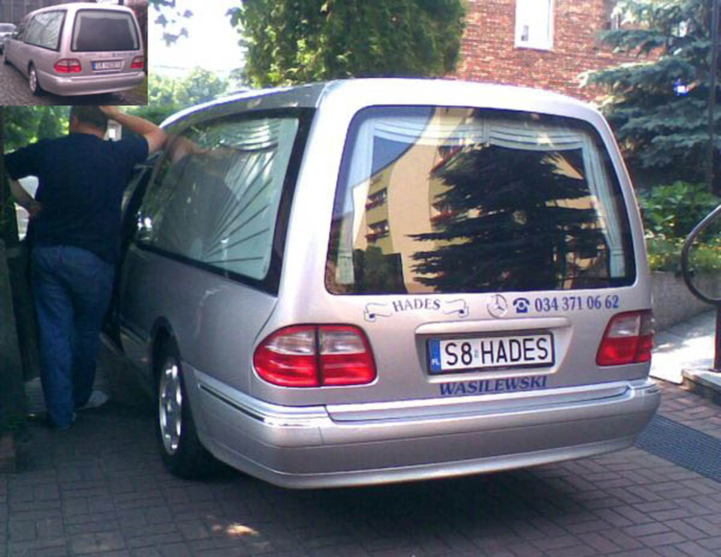 Fajny numer, blacha S8 HADES