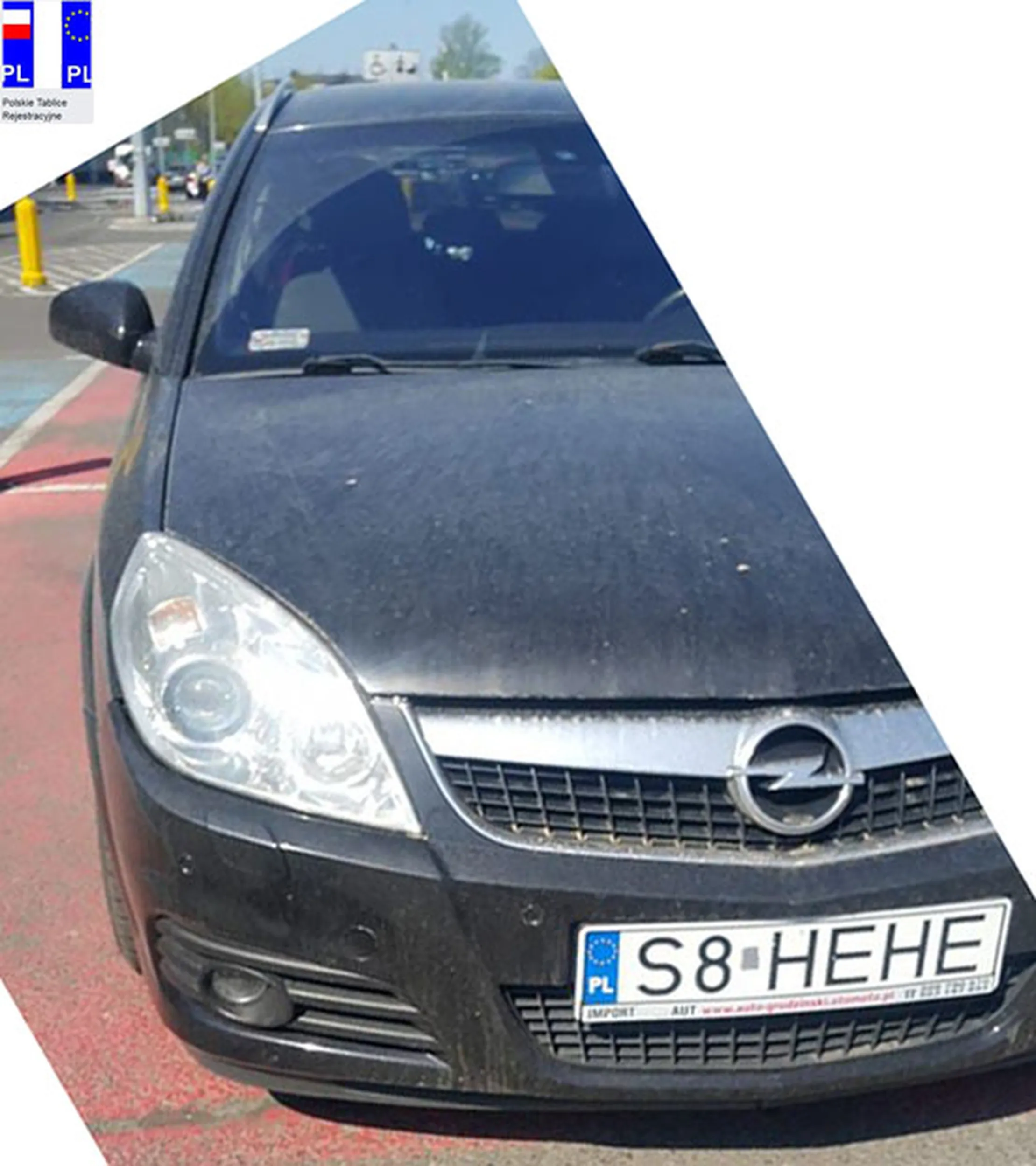 Fajny numer, blacha S8 HEHE