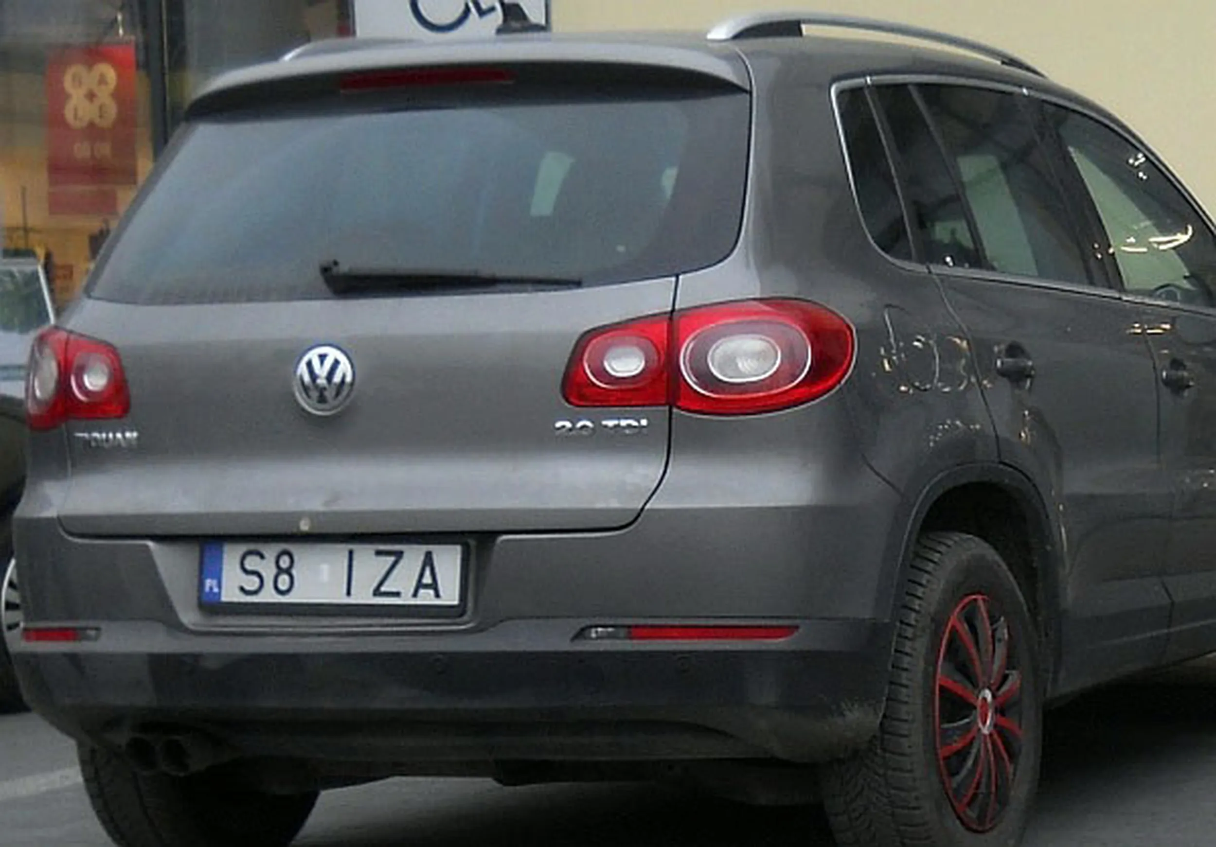 Fajny numer, blacha S8 IZA