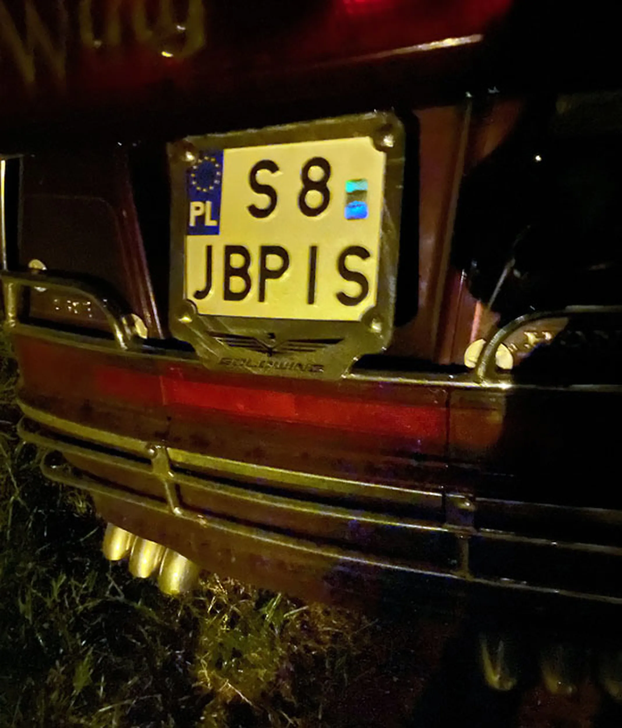 Fajny numer, blacha S8 JBPIS