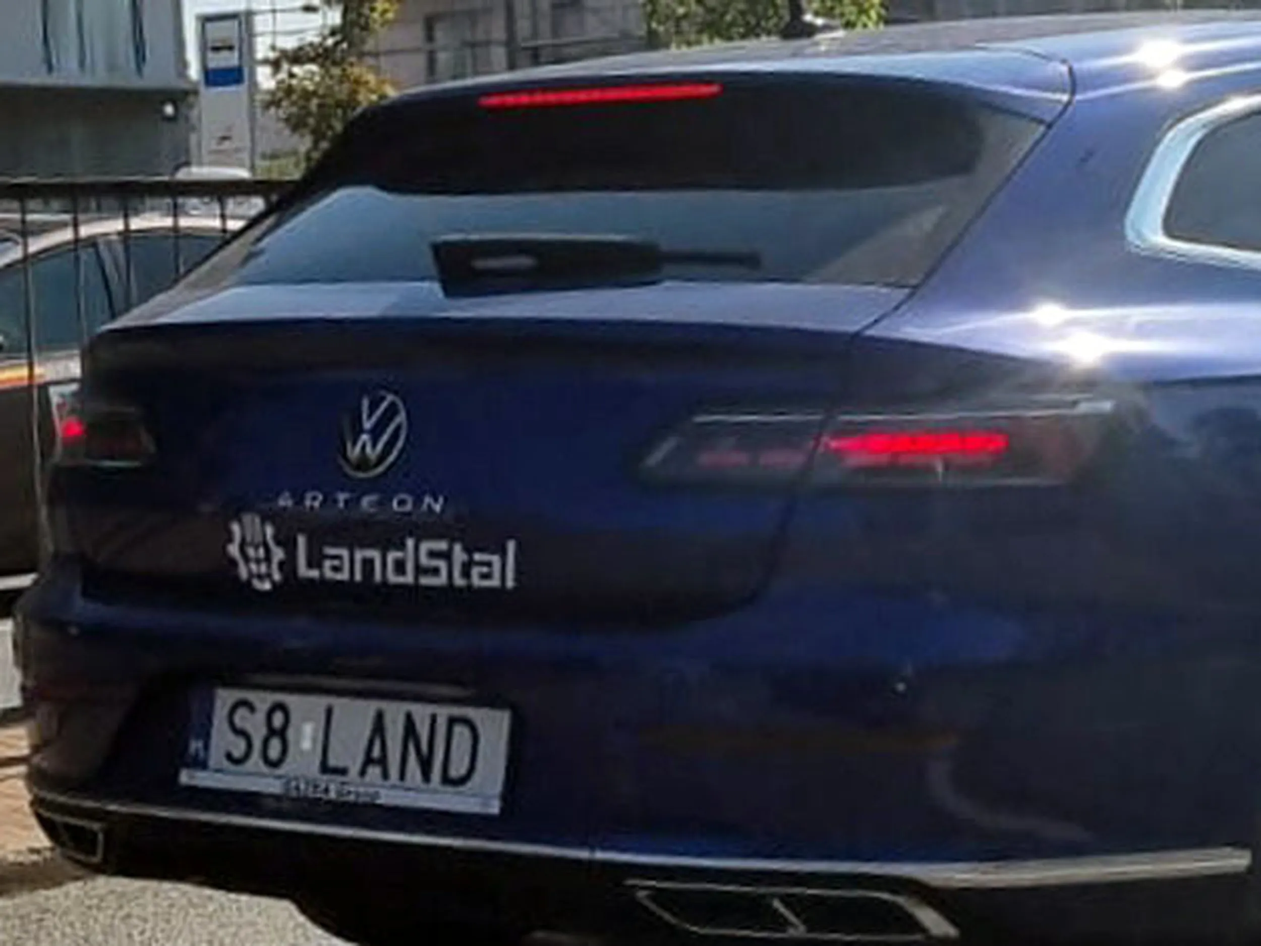 Fajny numer, blacha S8 LAND