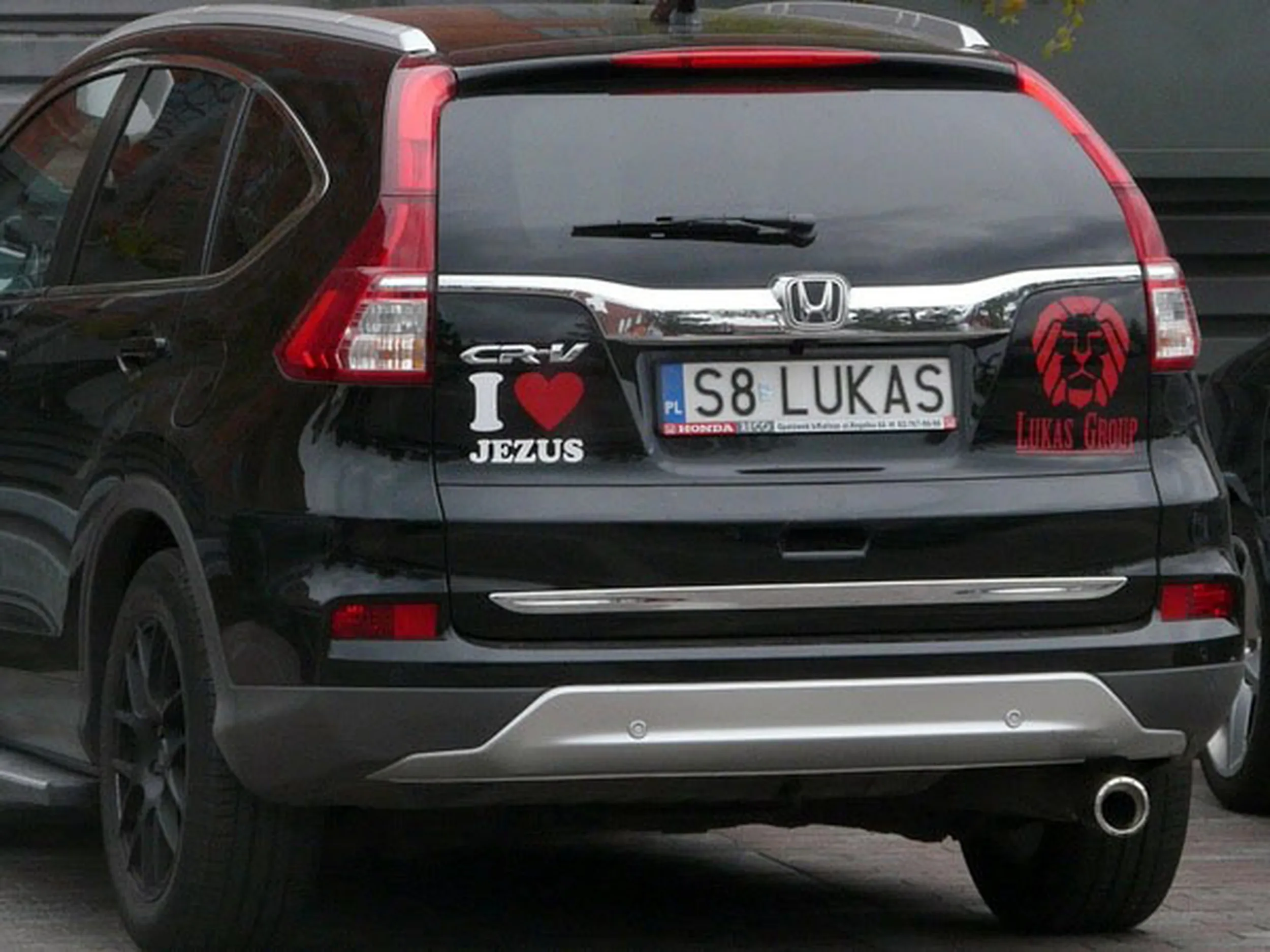 Fajny numer, blacha S8 LUKAS