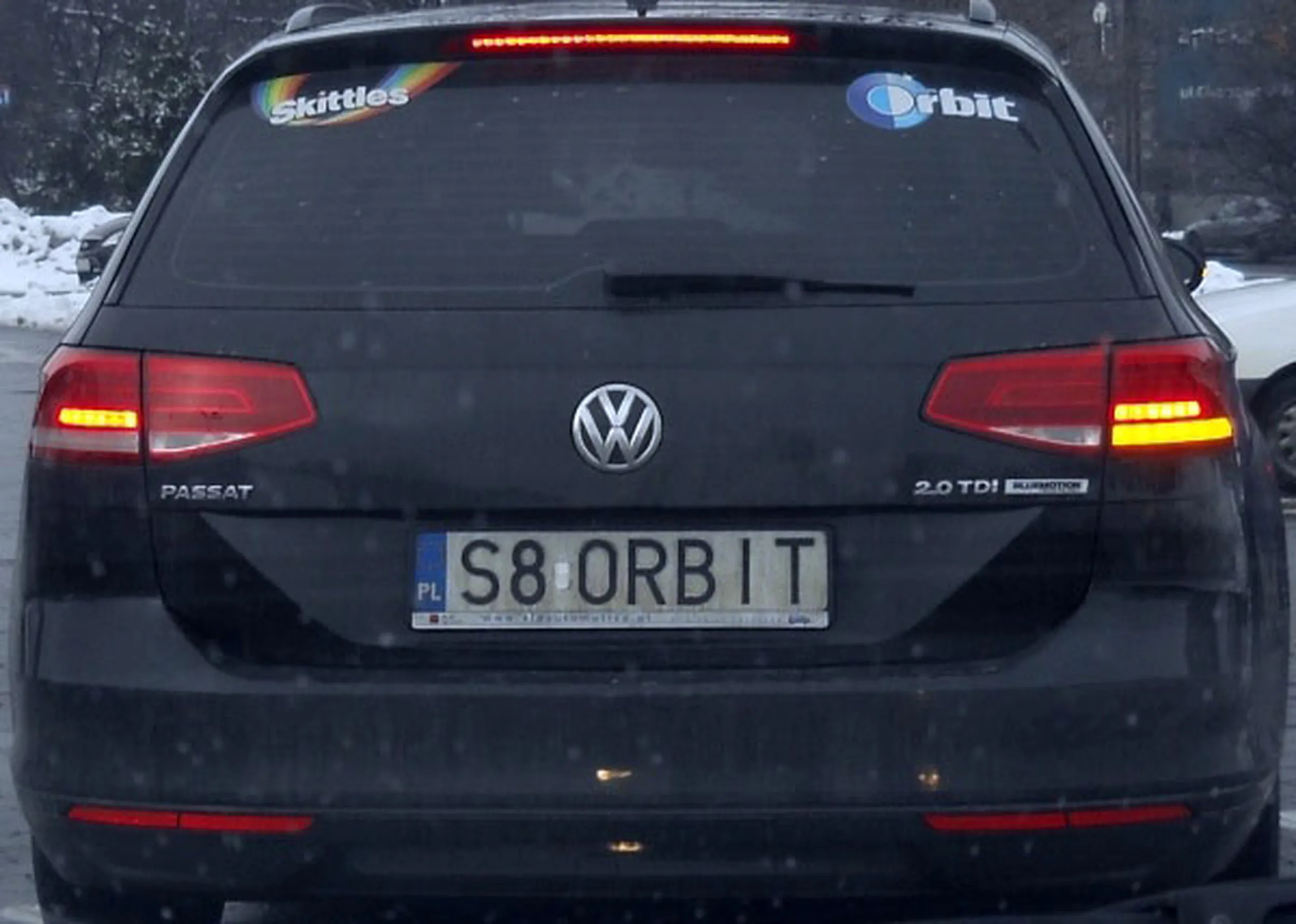 Fajny numer, blacha S8 ORBIT