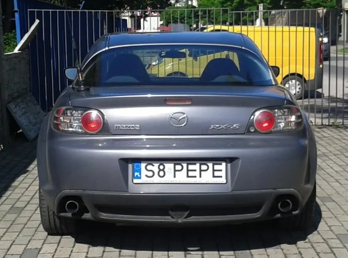 Fajny numer, blacha S8 PEPE