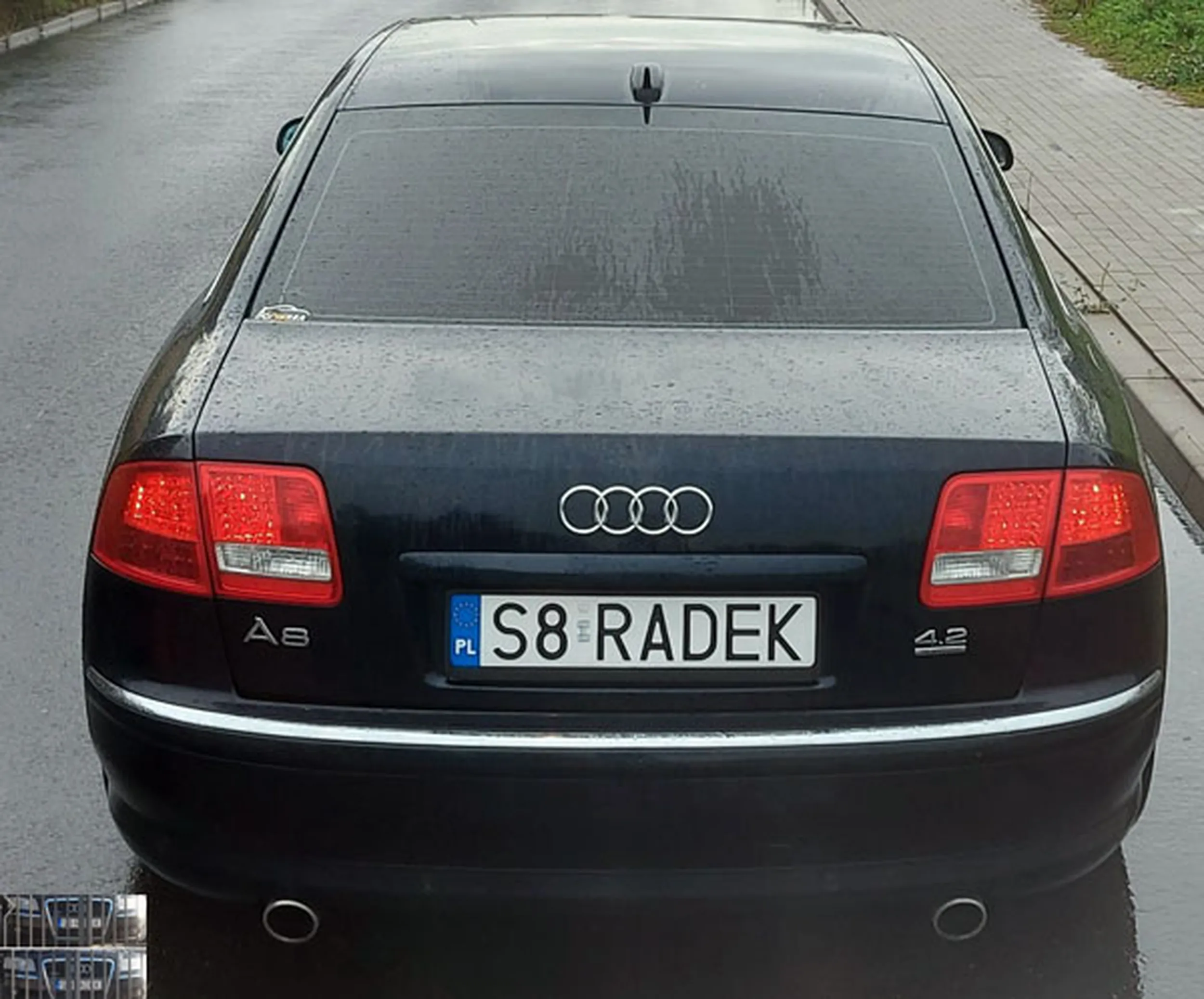 Fajny numer, blacha S8 RADEK