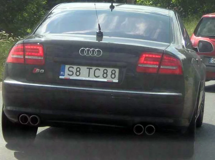 Fajny numer, blacha S8 TC88