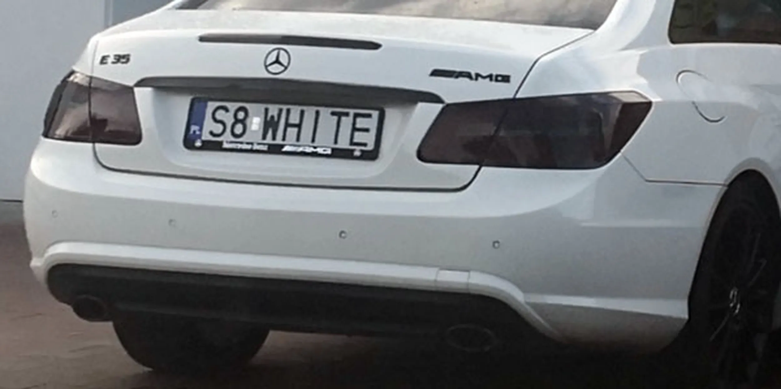 Fajny numer, blacha S8 WHITE