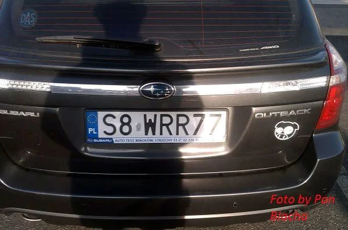 Fajny numer, blacha S8 WRR77