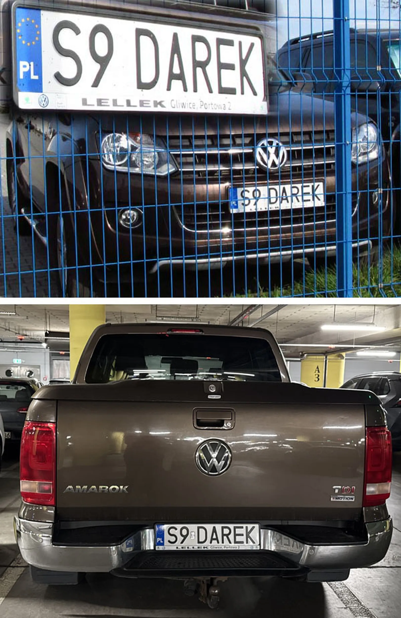 Fajny numer, blacha S9 DAREK