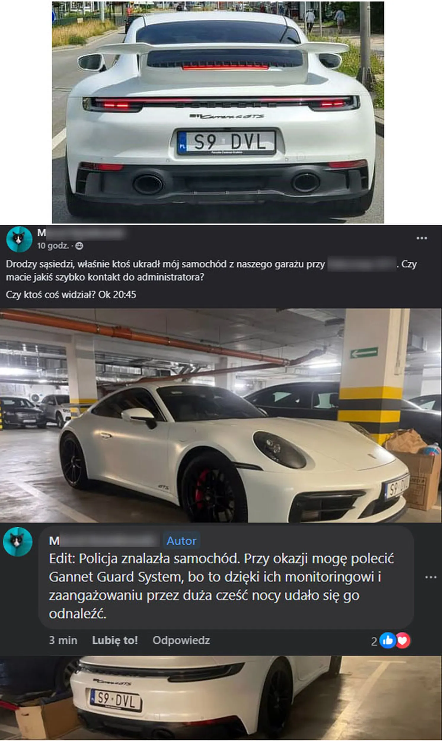 Fajny numer, blacha S9 DVL