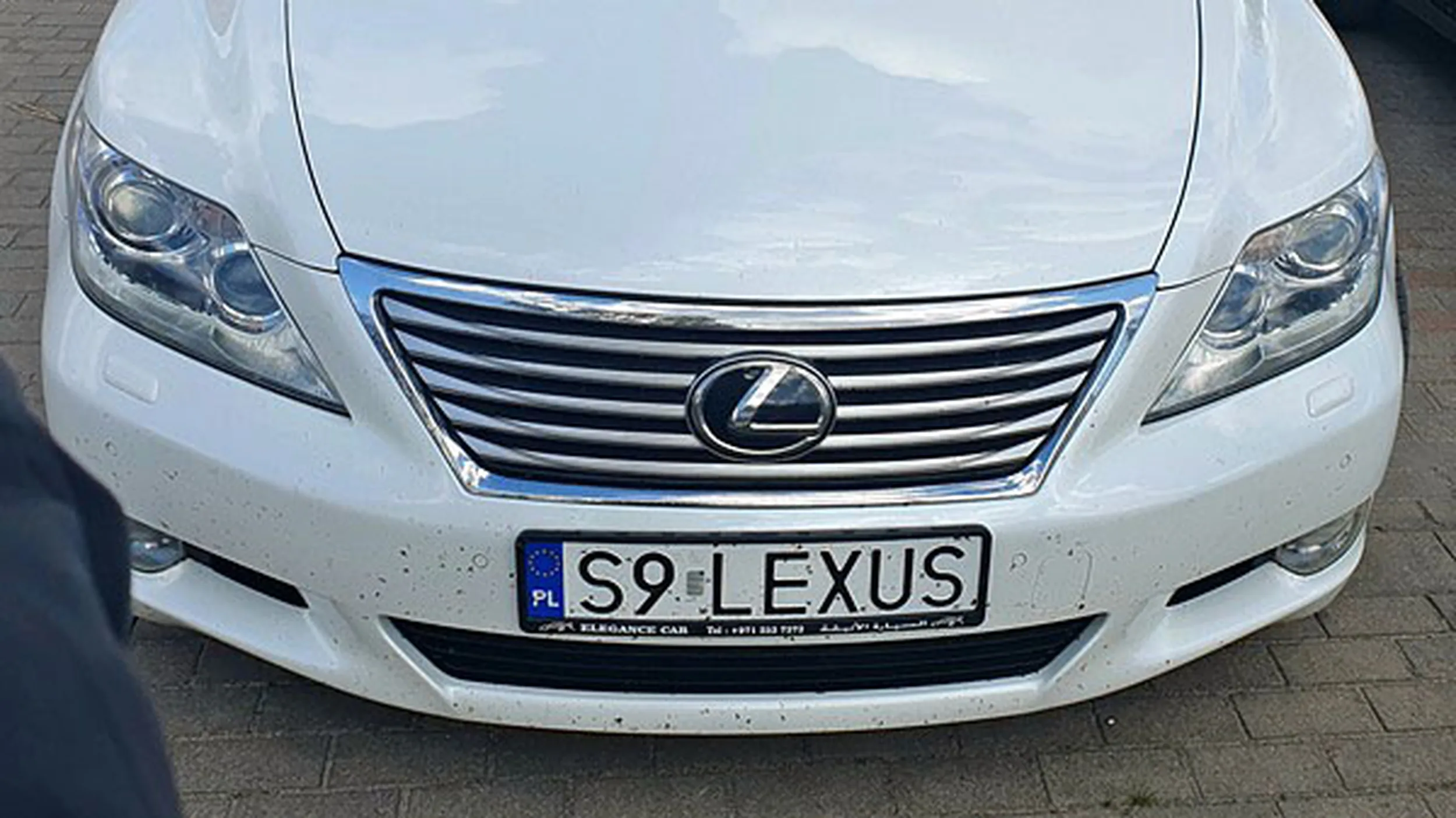 Fajny numer, blacha S9 LEXUS