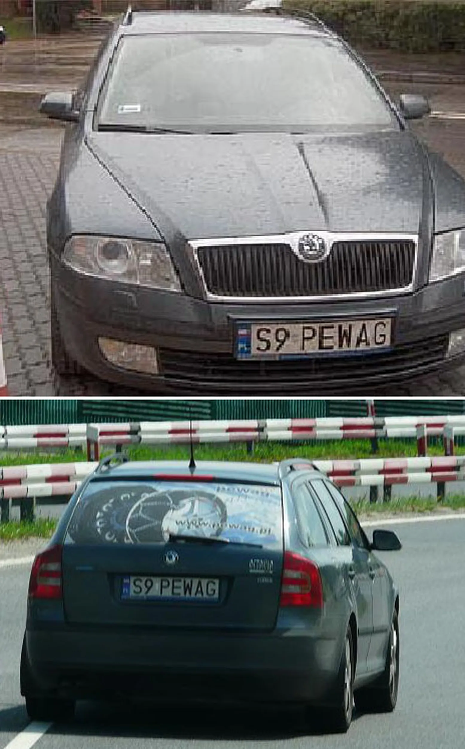 Fajny numer, blacha S9 PEWAG