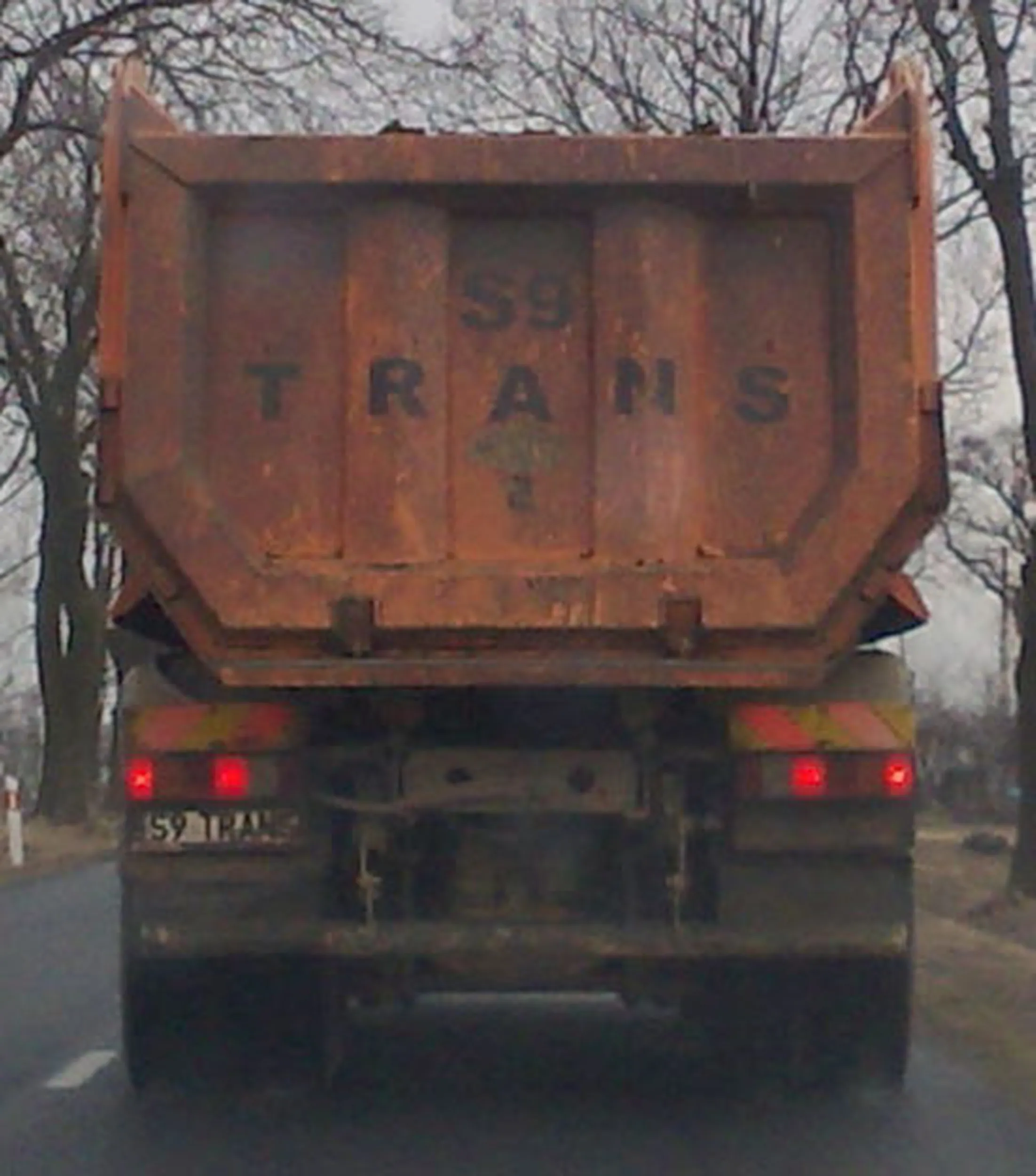 Fajny numer, blacha S9 TRANS