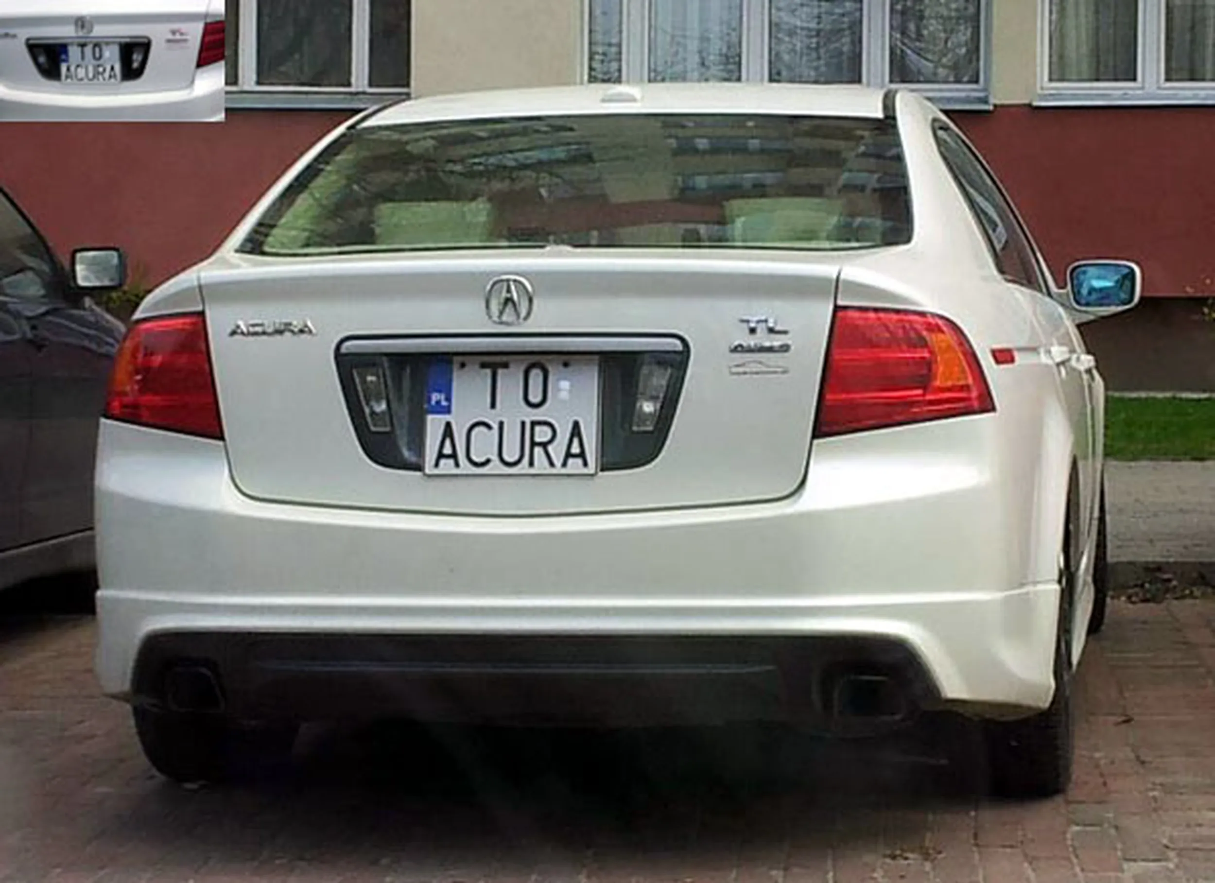 Fajny numer, blacha T0 ACURA