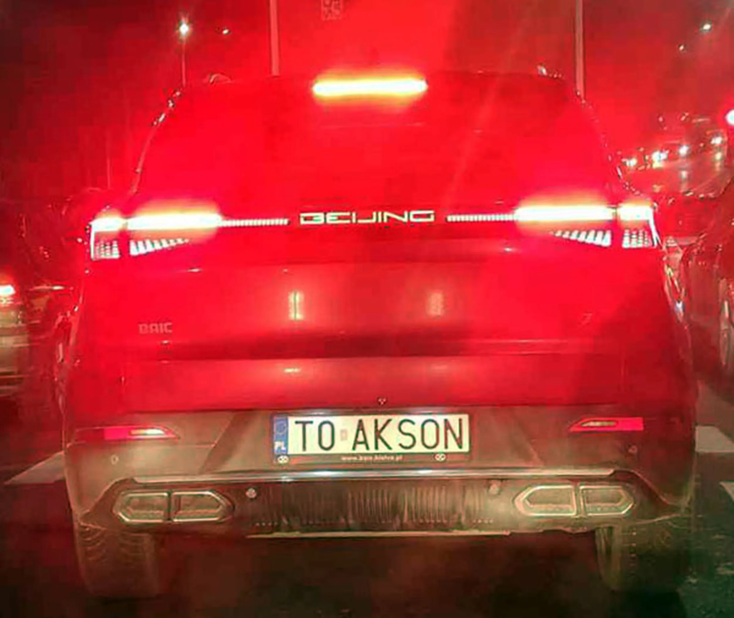 Fajny numer, blacha T0 AKSON