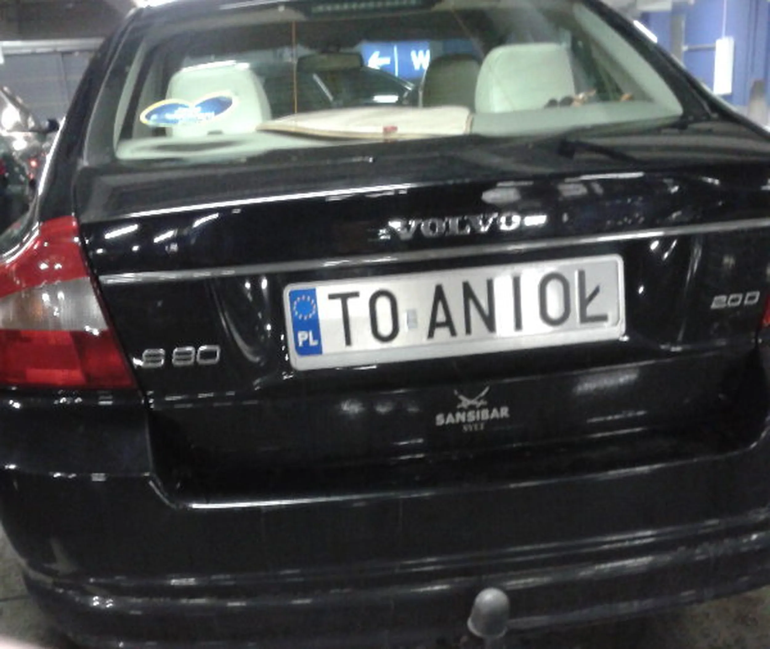 Fajny numer, blacha T0 ANIOL