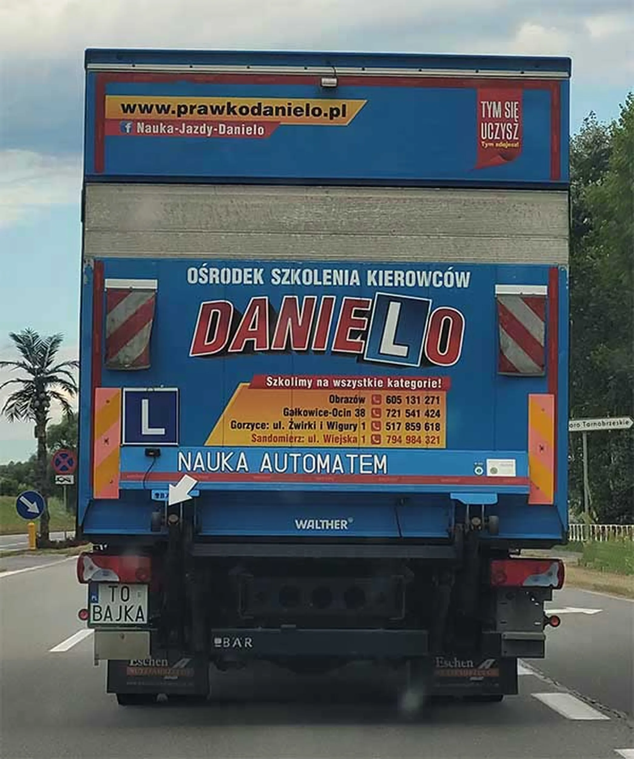 Fajny numer, blacha T0 BAJKA