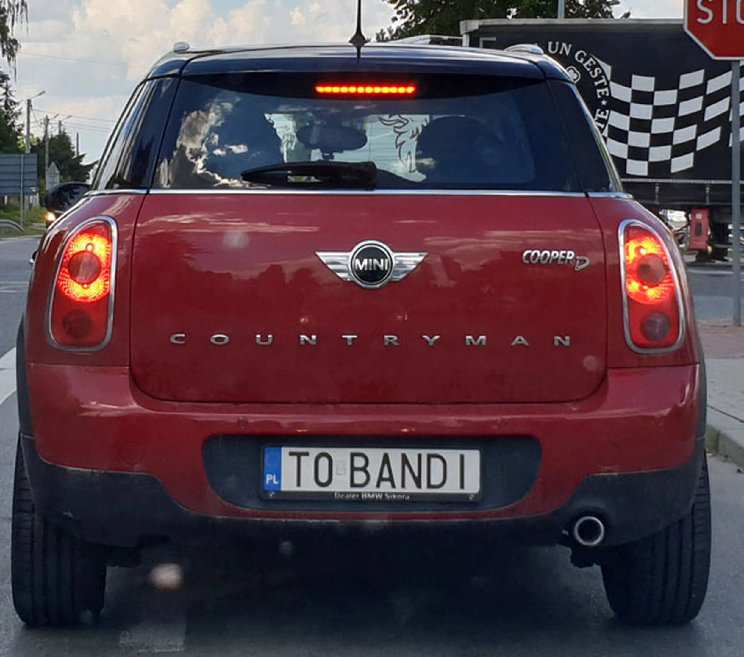 Fajny numer, blacha T0 BANDI