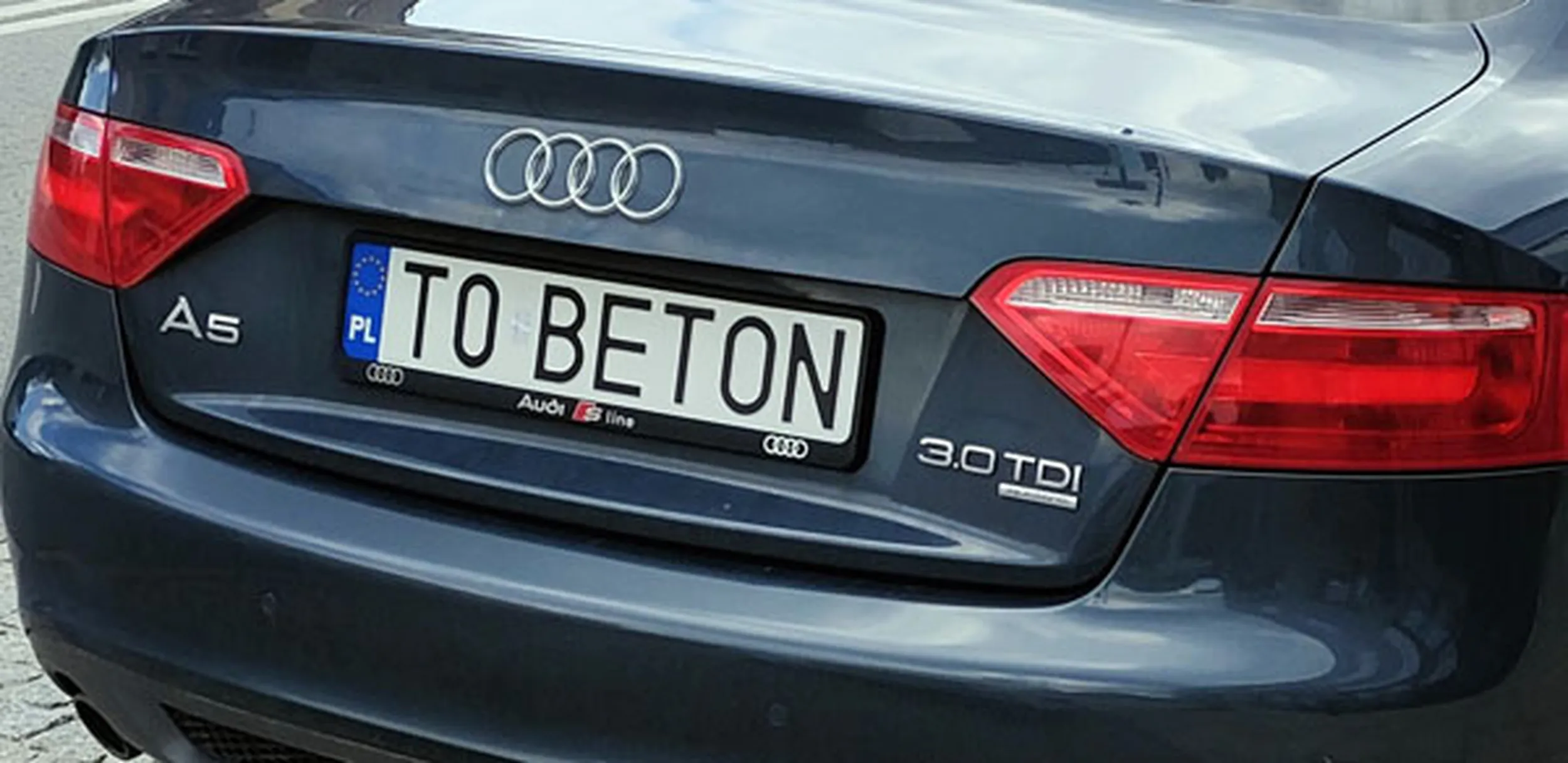 Fajny numer, blacha T0 BETON