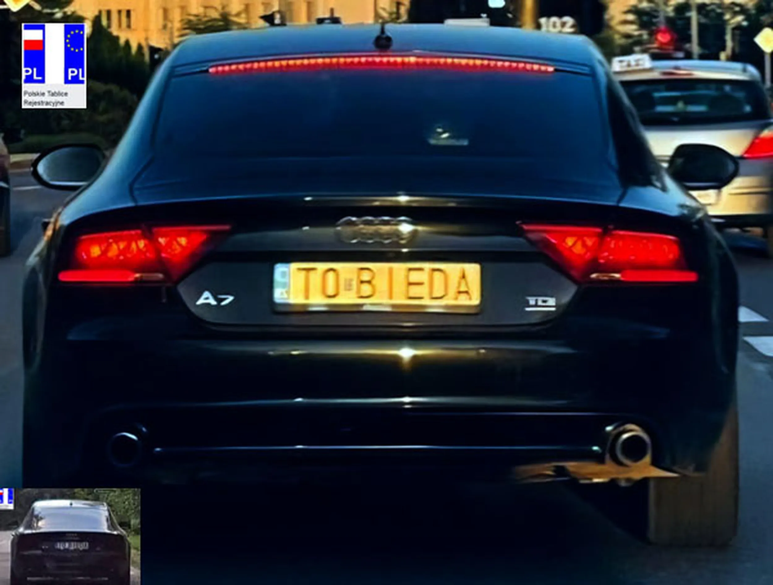 Fajny numer, blacha T0 BIEDA