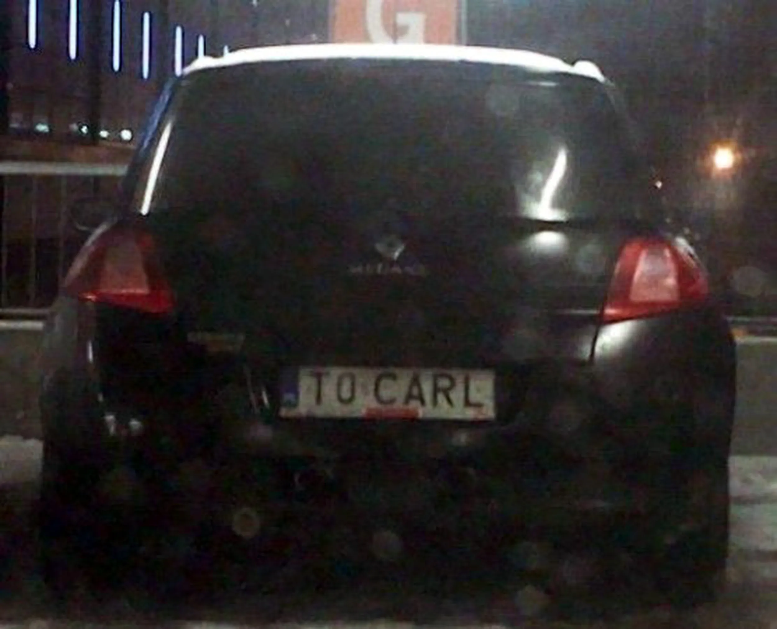 Fajny numer, blacha T0 CARL