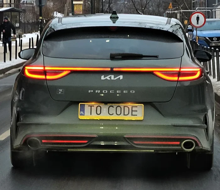 Fajny numer, blacha T0 CODE