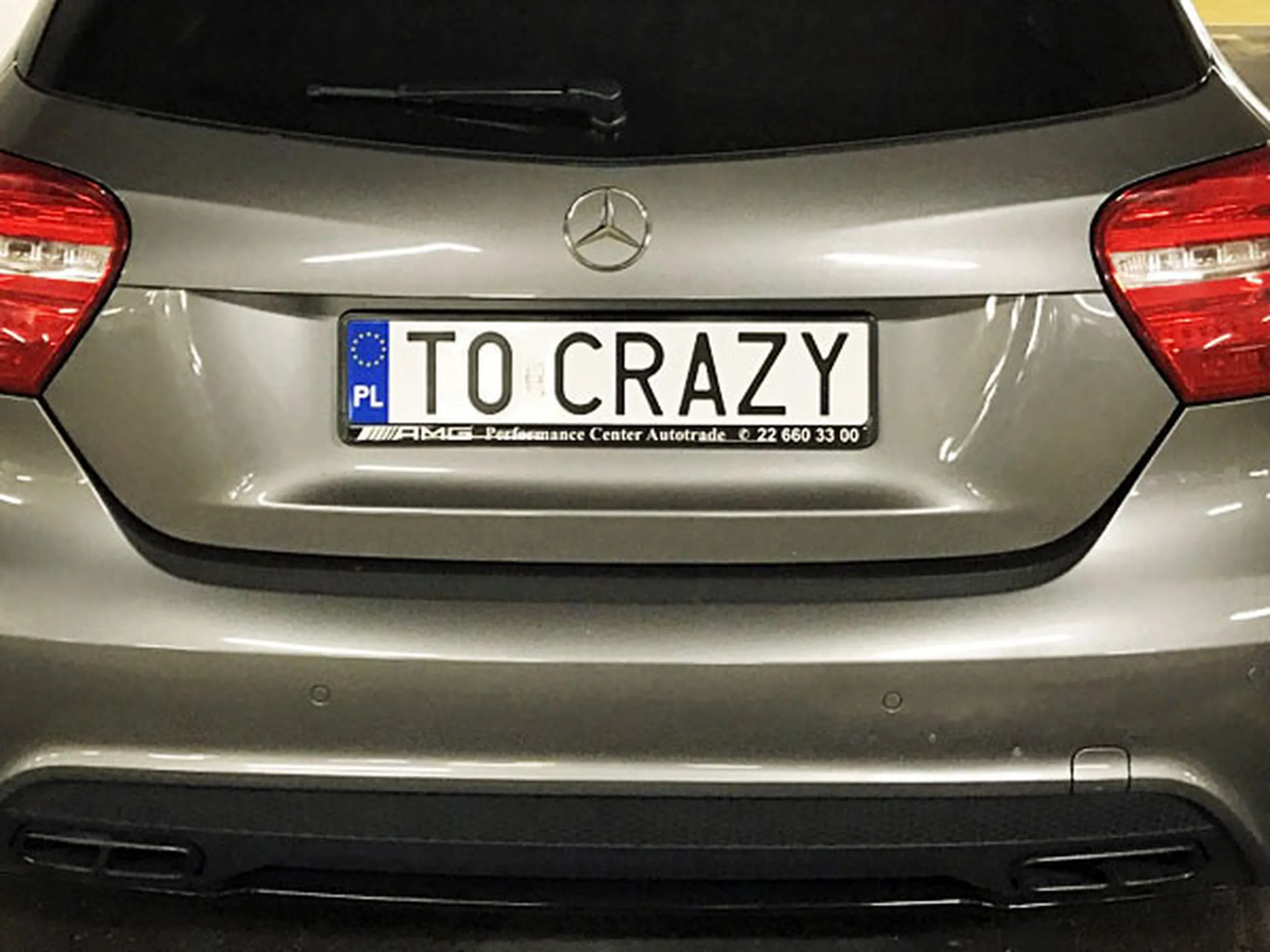 Fajny numer, blacha T0 CRAZY