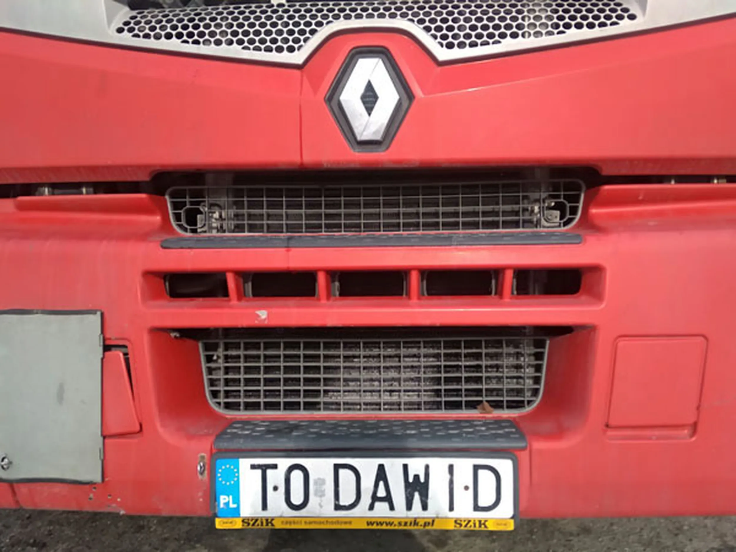 Fajny numer, blacha T0 DAWID