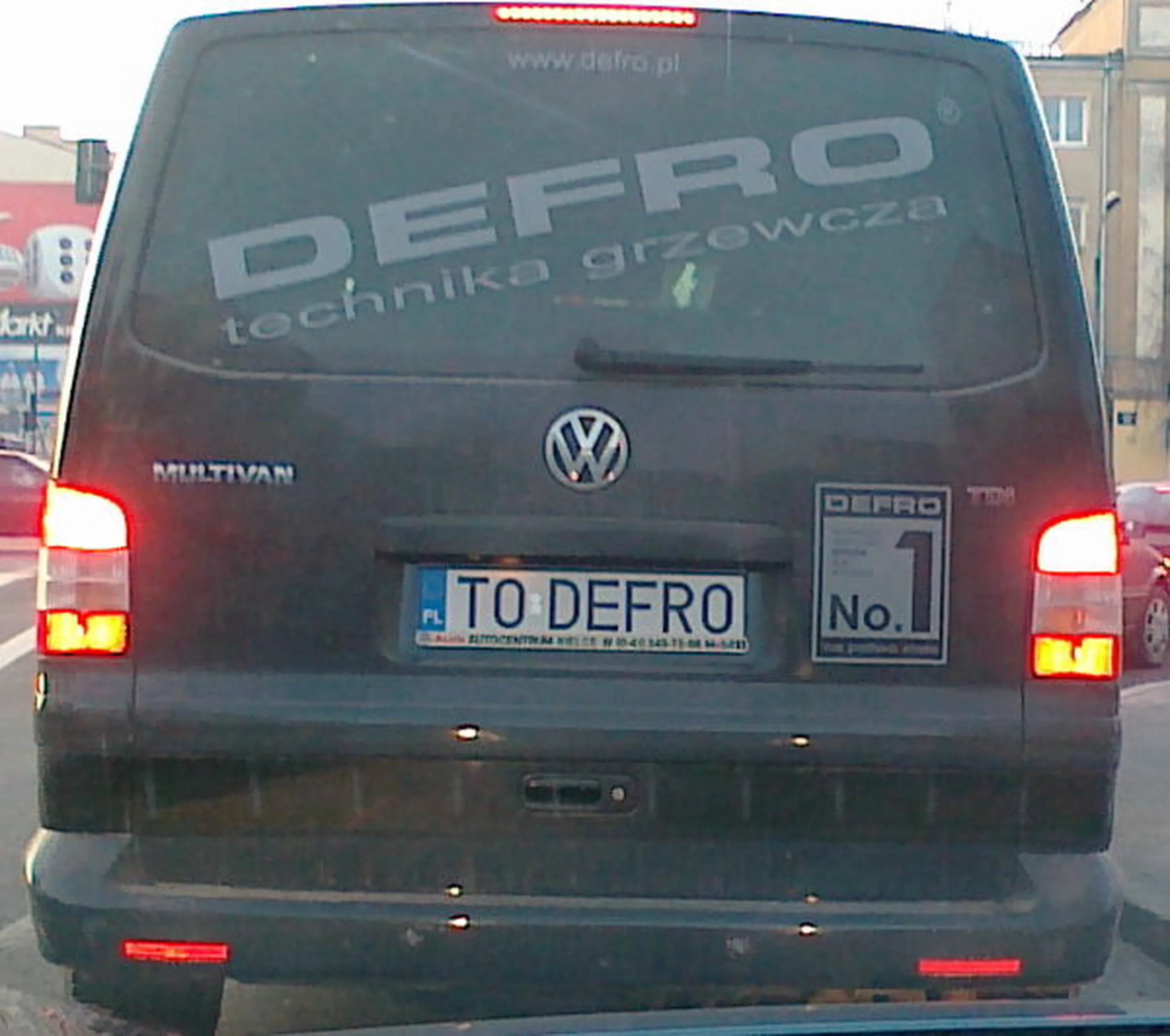 Fajny numer, blacha T0 DEFRO