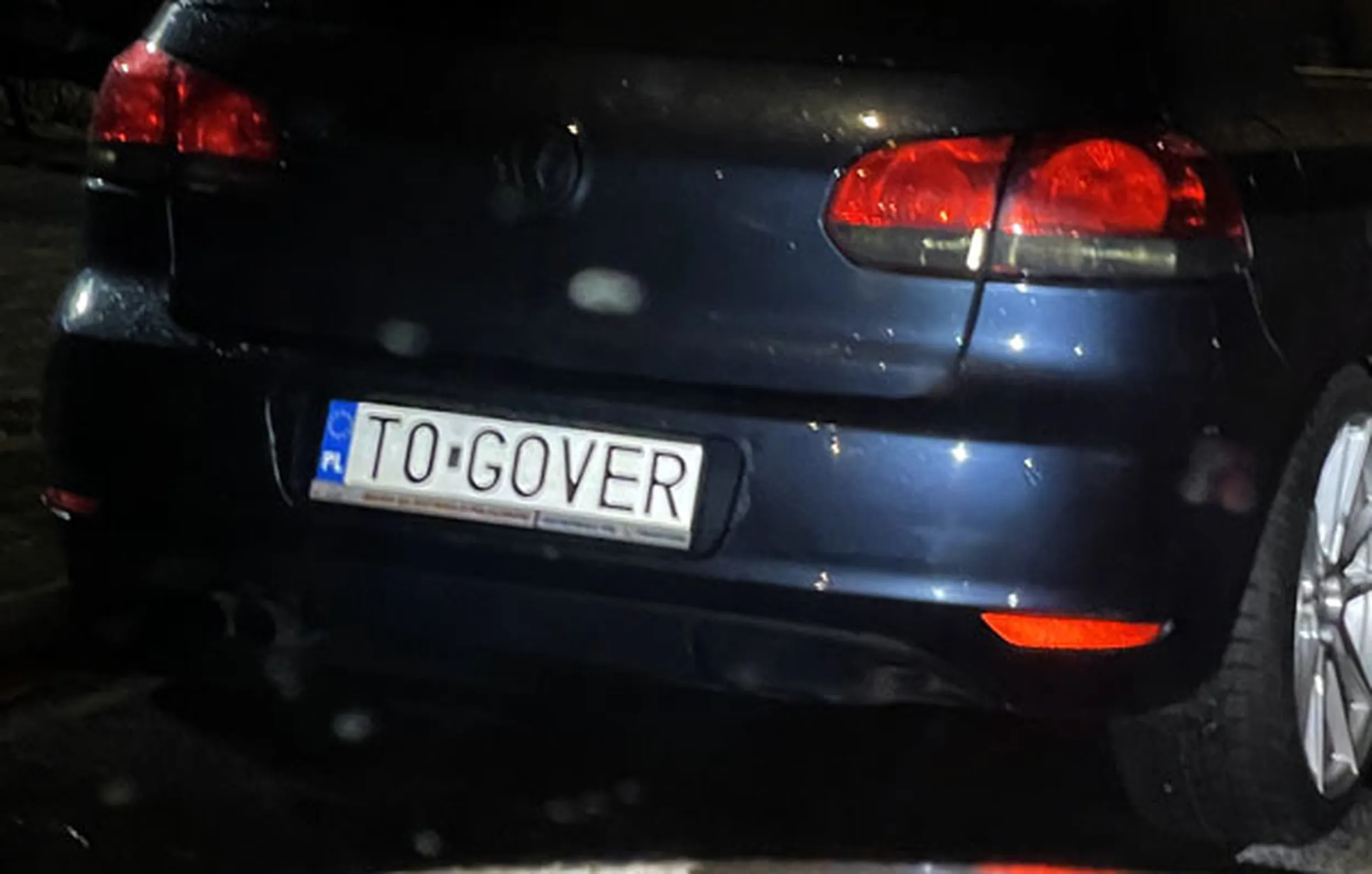 Fajny numer, blacha T0 GOVER