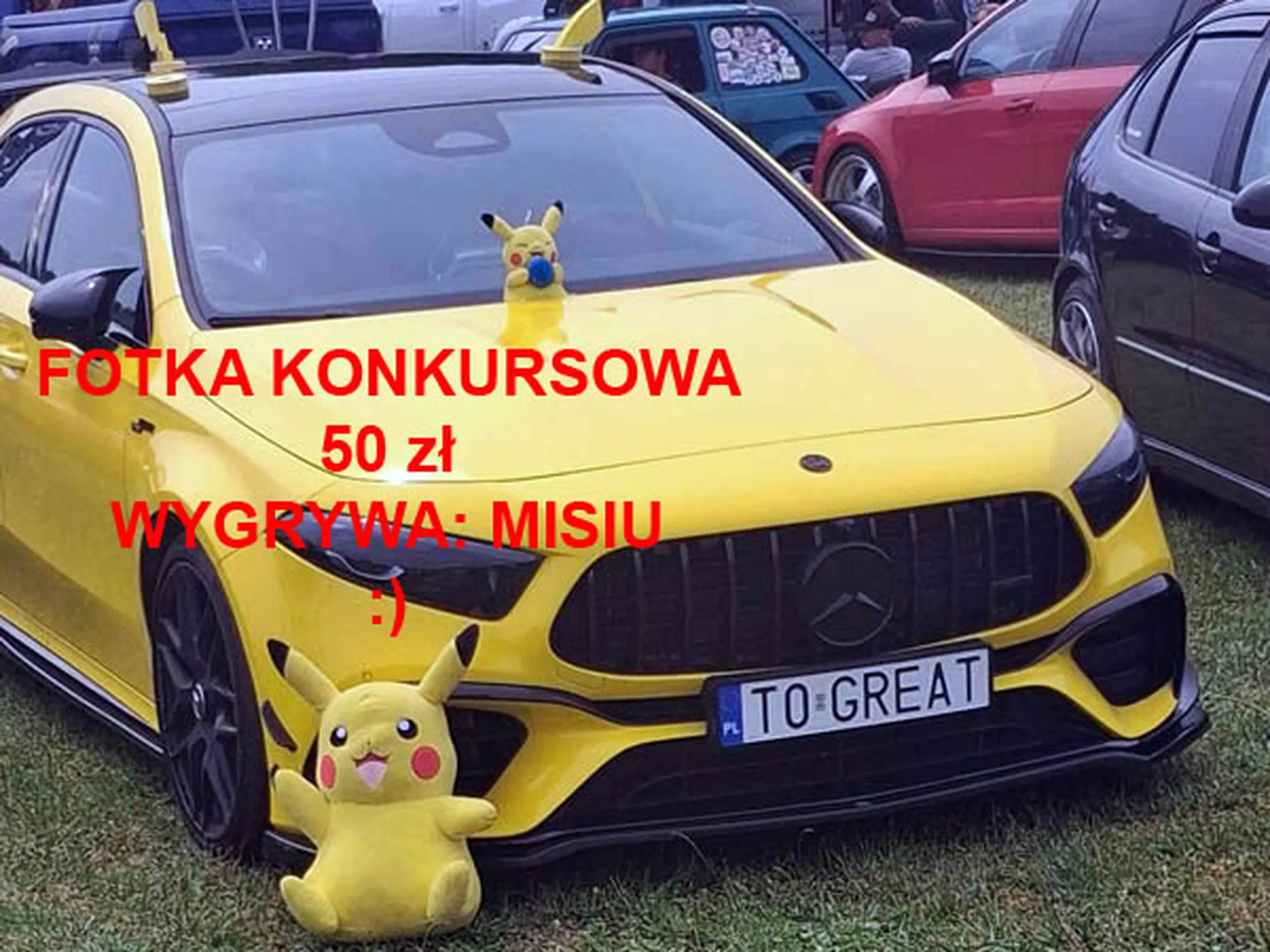 Fajny numer, blacha T0 GREAT