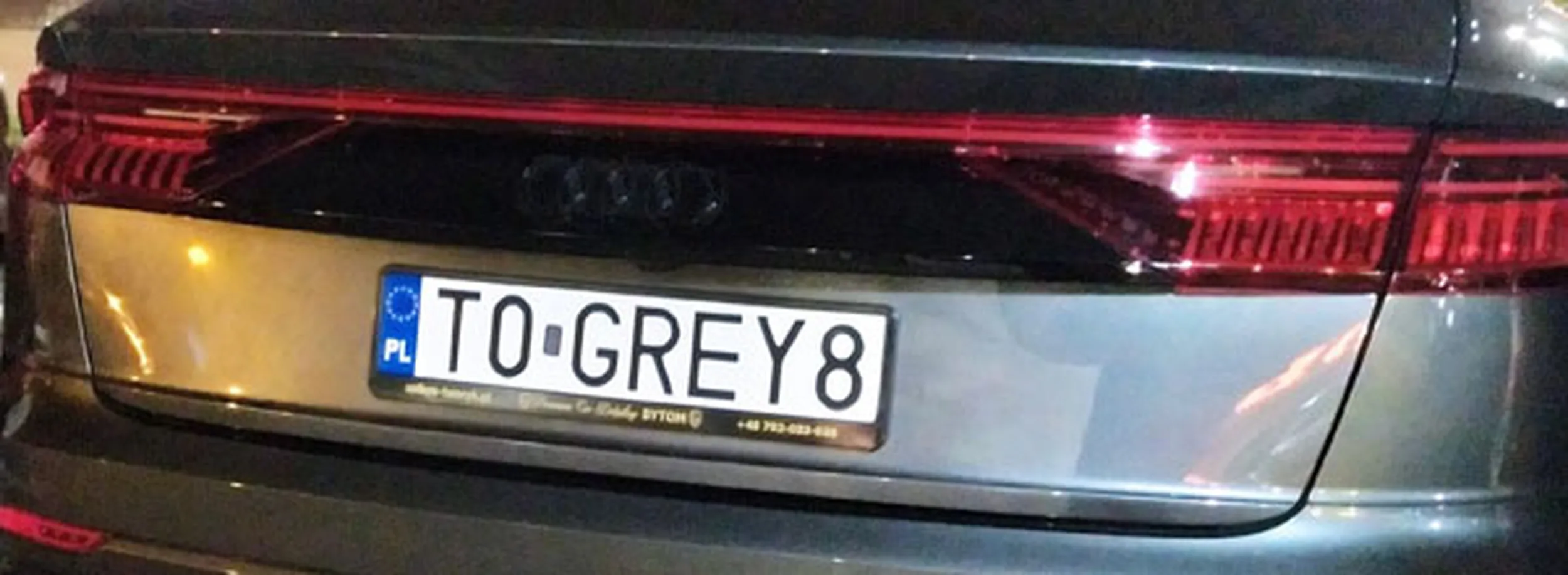 Fajny numer, blacha T0 GREY8