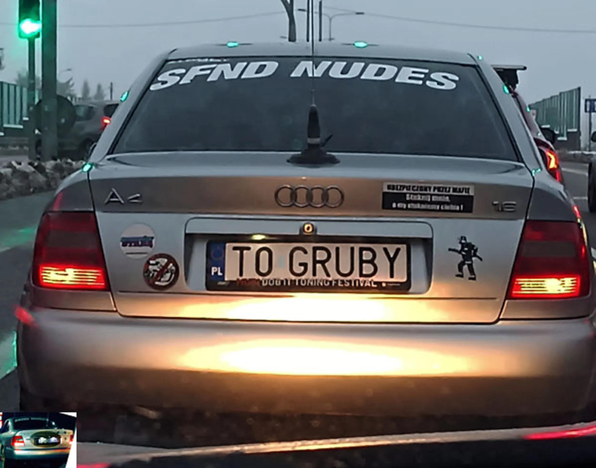 Fajny numer, blacha T0 GRUBY