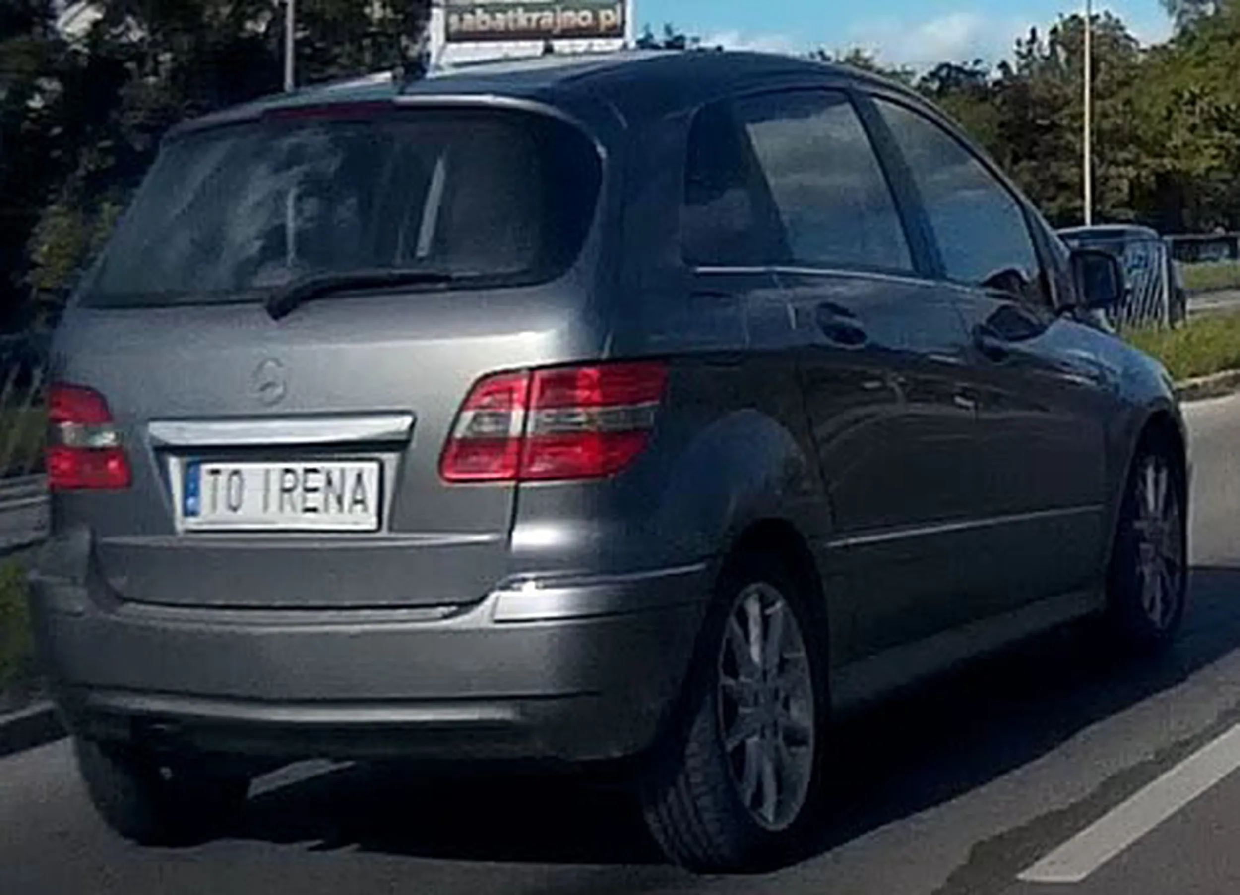 Fajny numer, blacha T0 IRENA