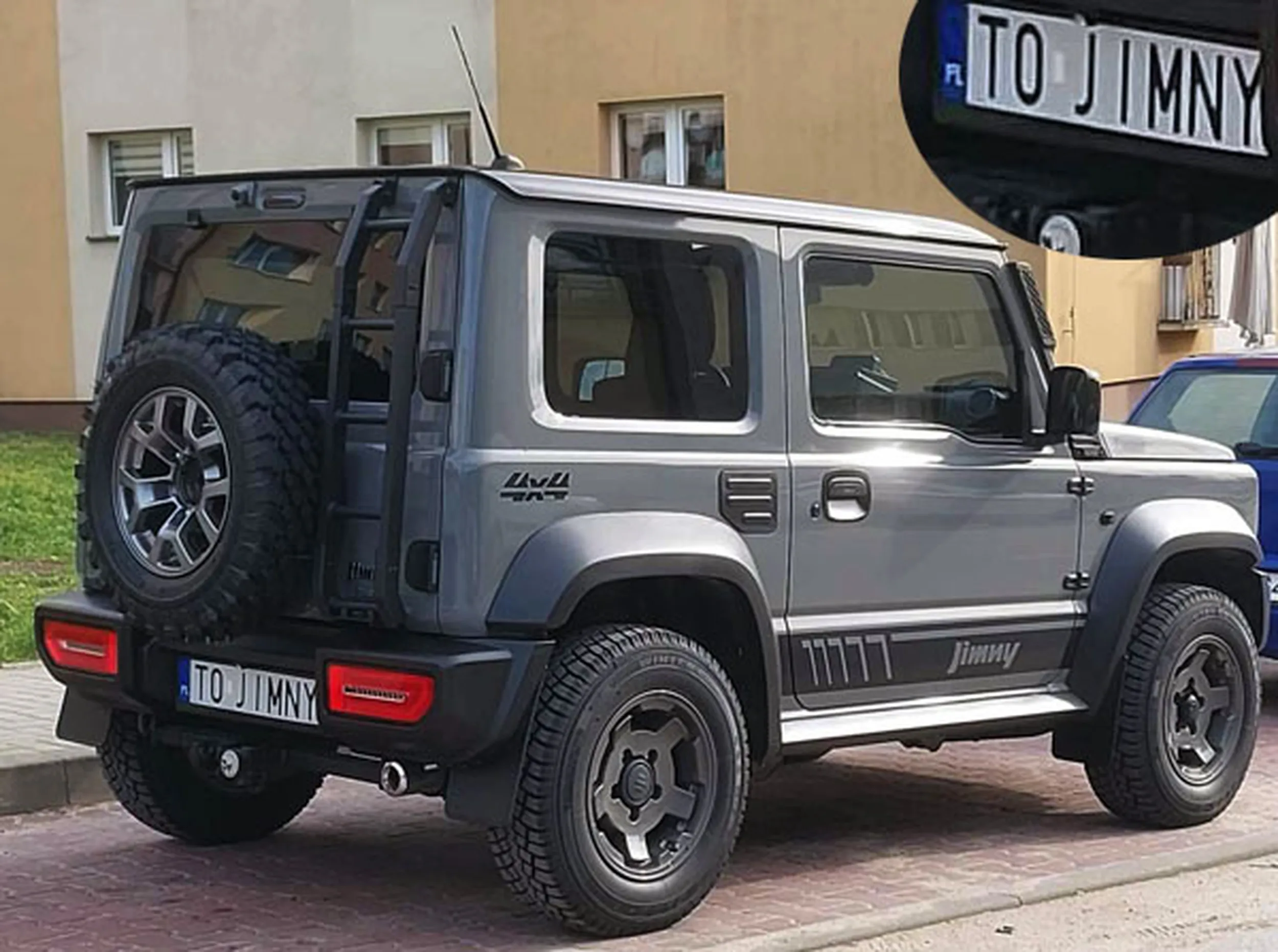 Fajny numer, blacha T0 JIMNY