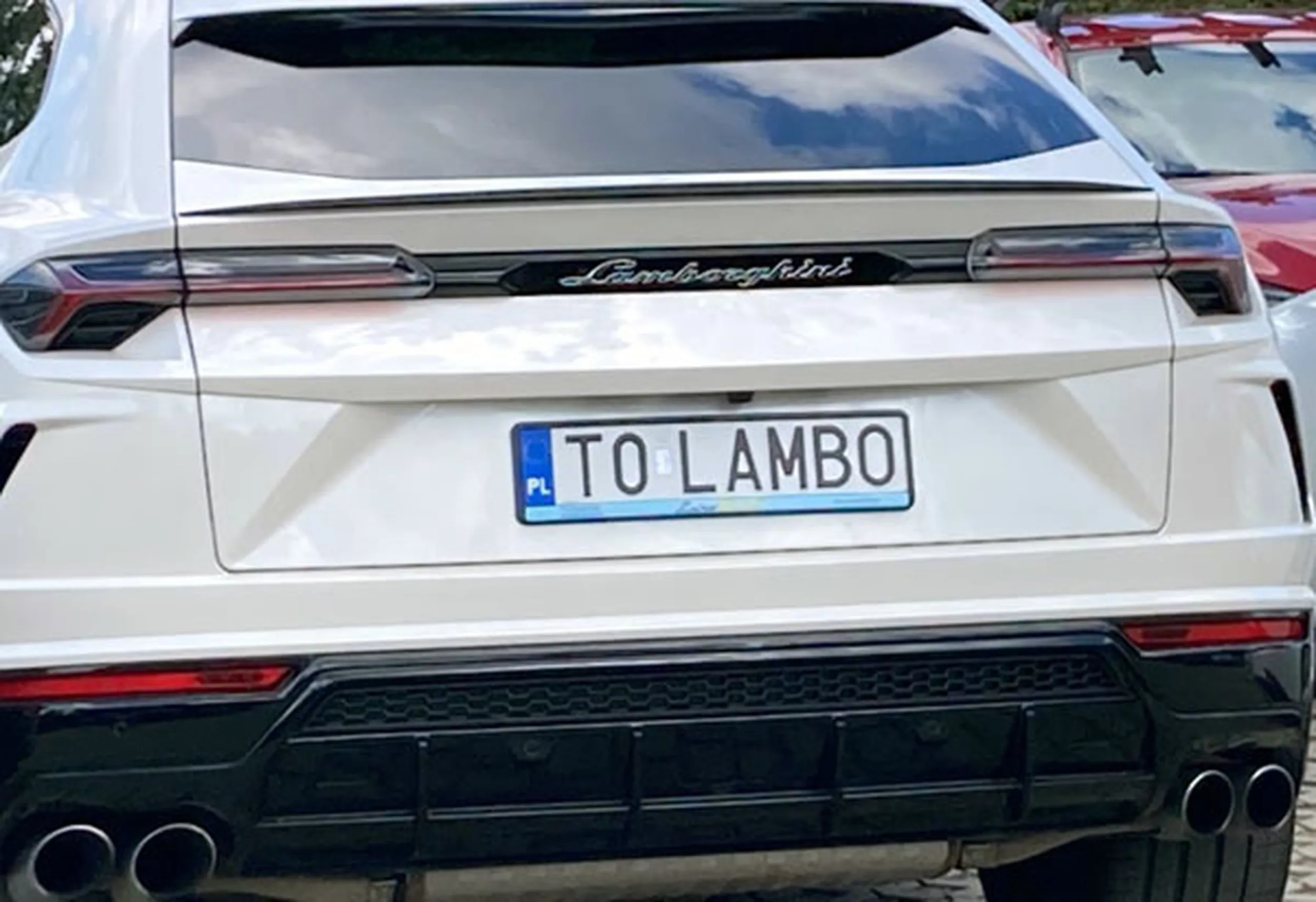 Fajny numer, blacha T0 LAMBO