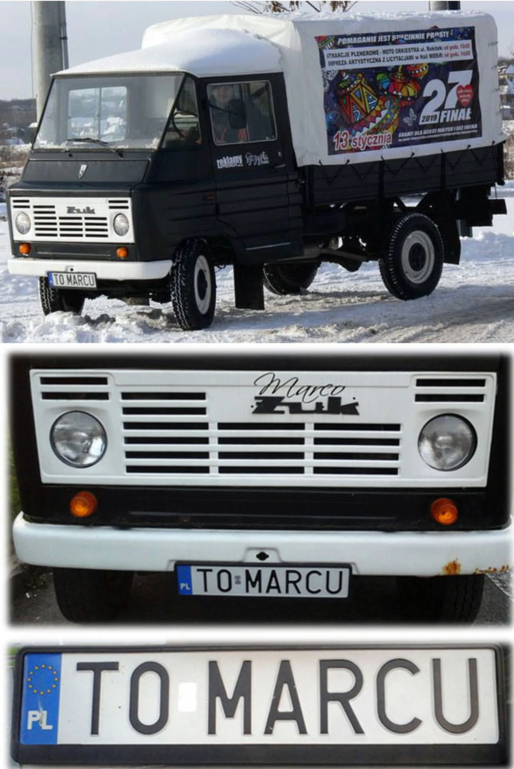 Fajny numer, blacha T0 MARCU