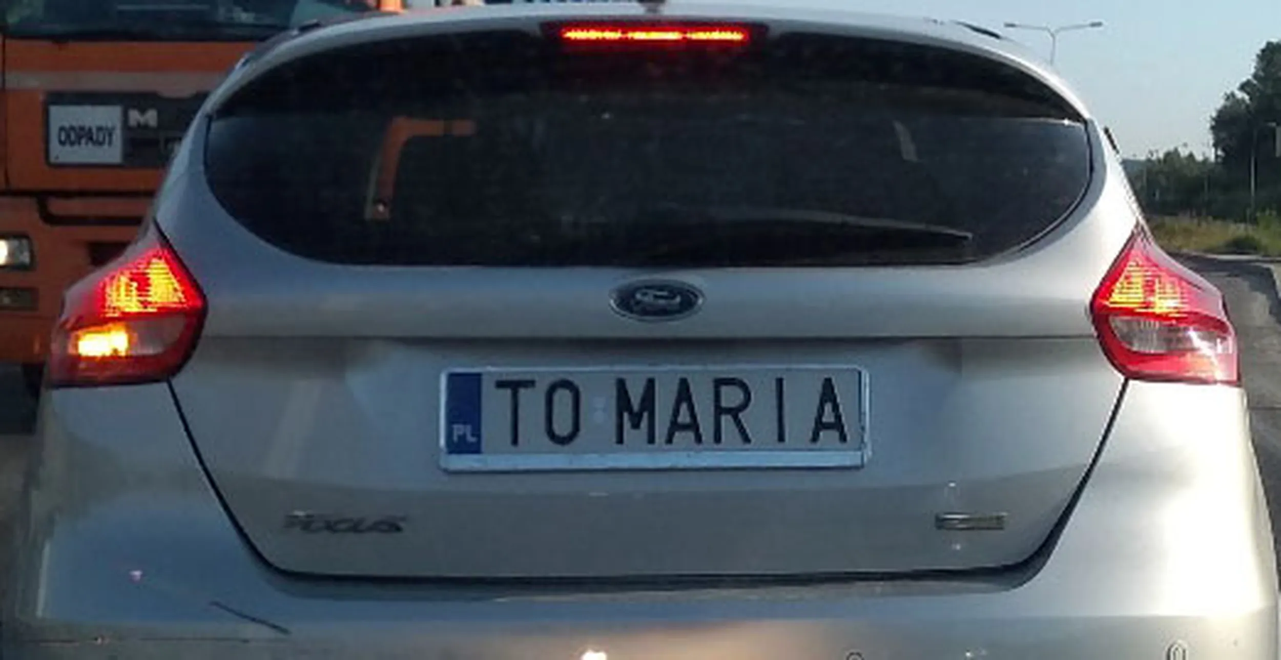 Fajny numer, blacha T0 MARIA