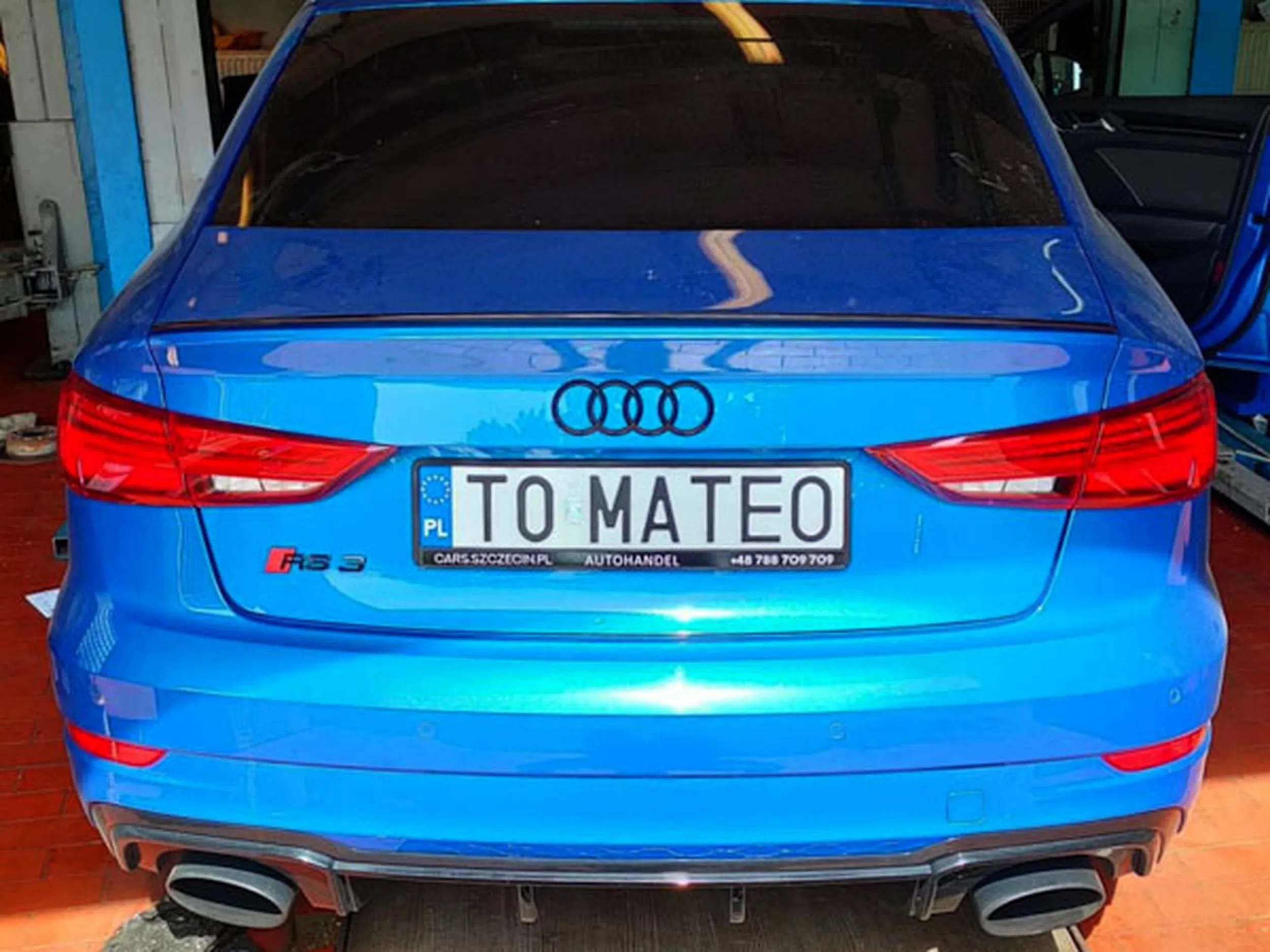 Fajny numer, blacha T0 MATEO