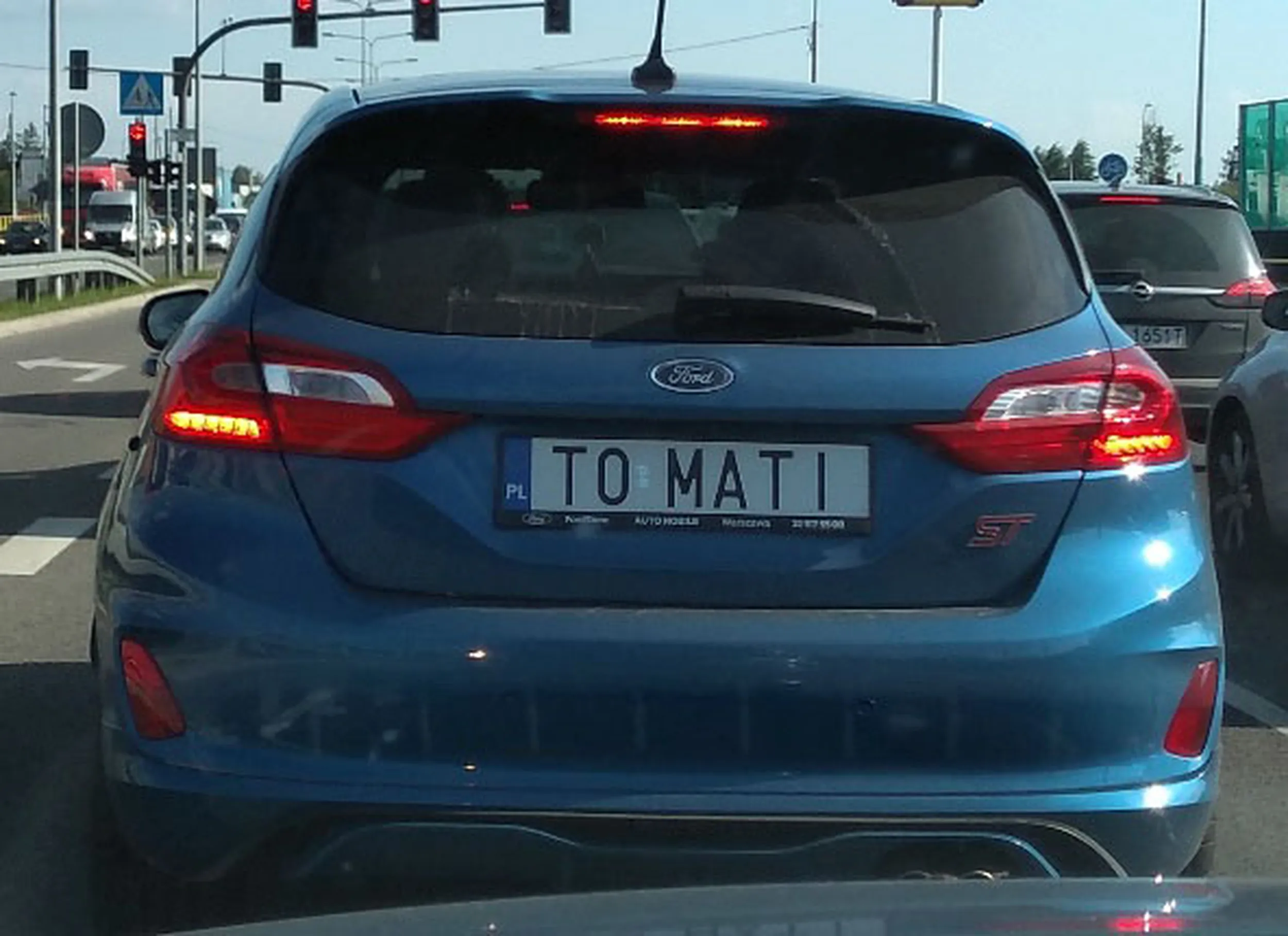 Fajny numer, blacha T0 MATI