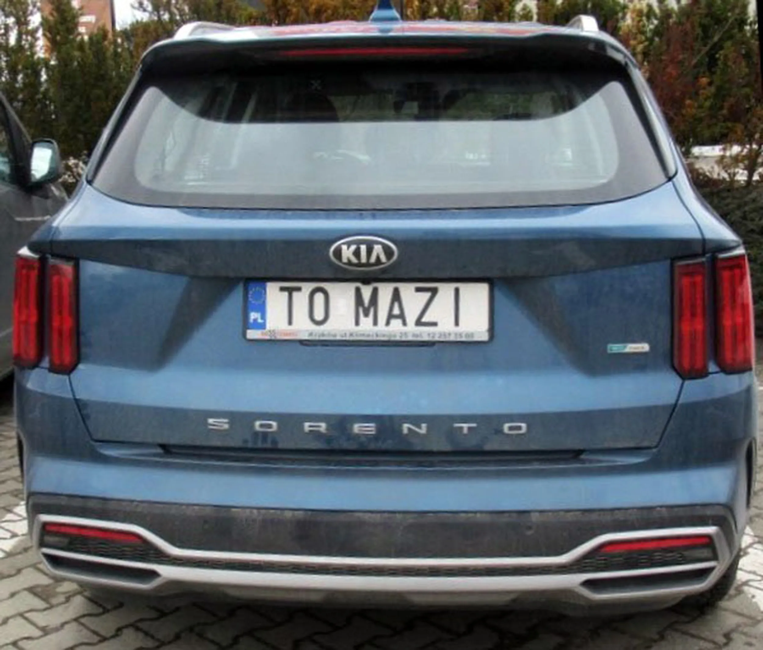 Fajny numer, blacha T0 MAZI