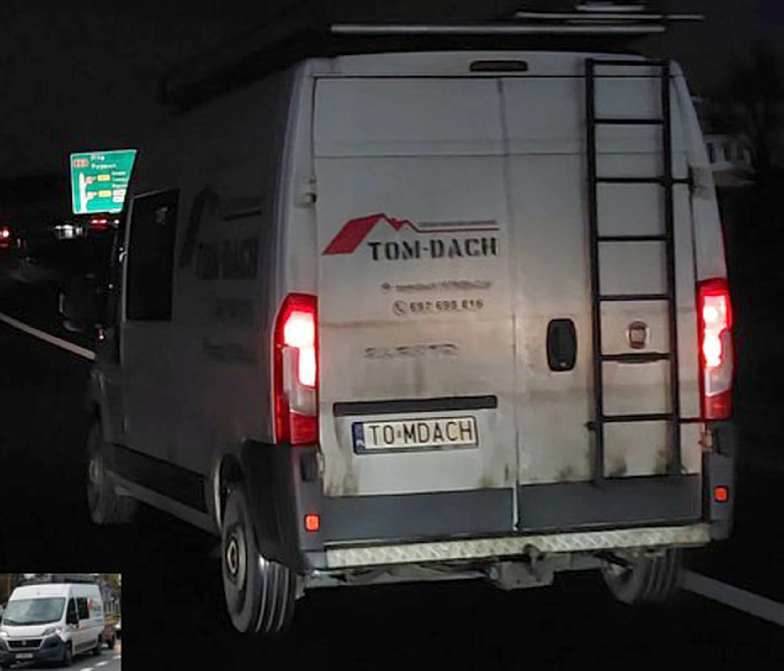 Fajny numer, blacha T0 MDACH