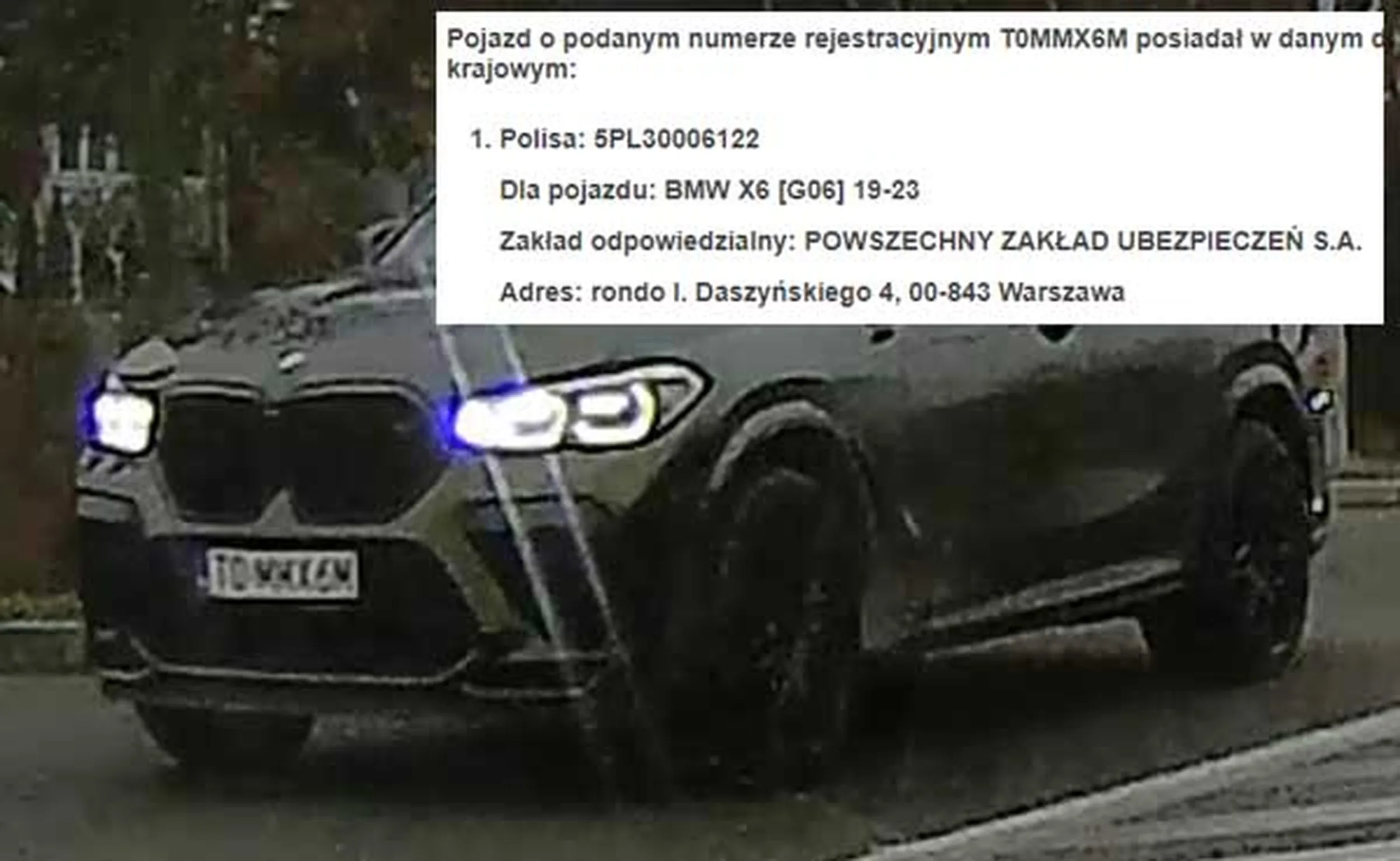 Fajny numer, blacha T0 MMX6M