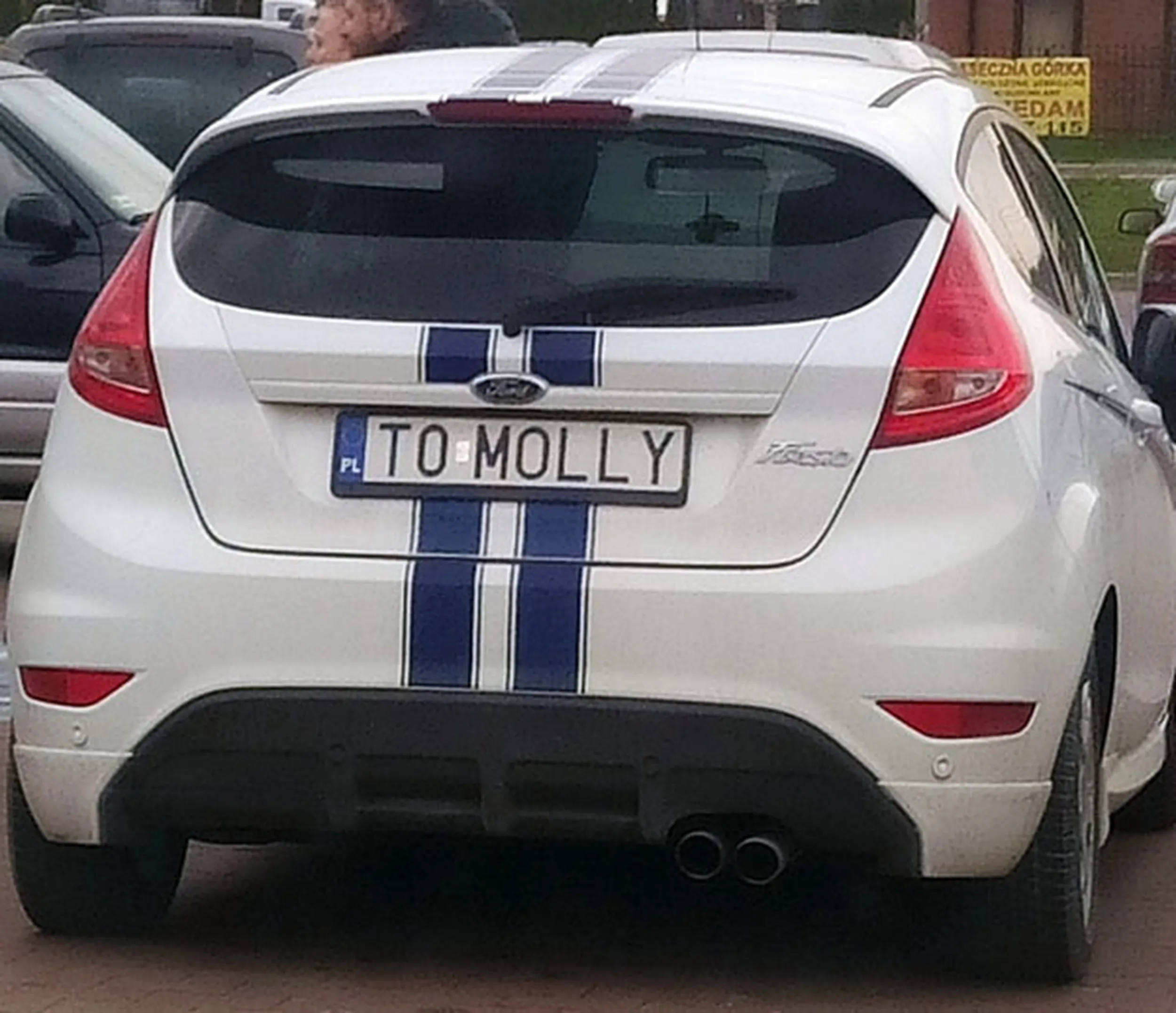 Fajny numer, blacha T0 MOLLY