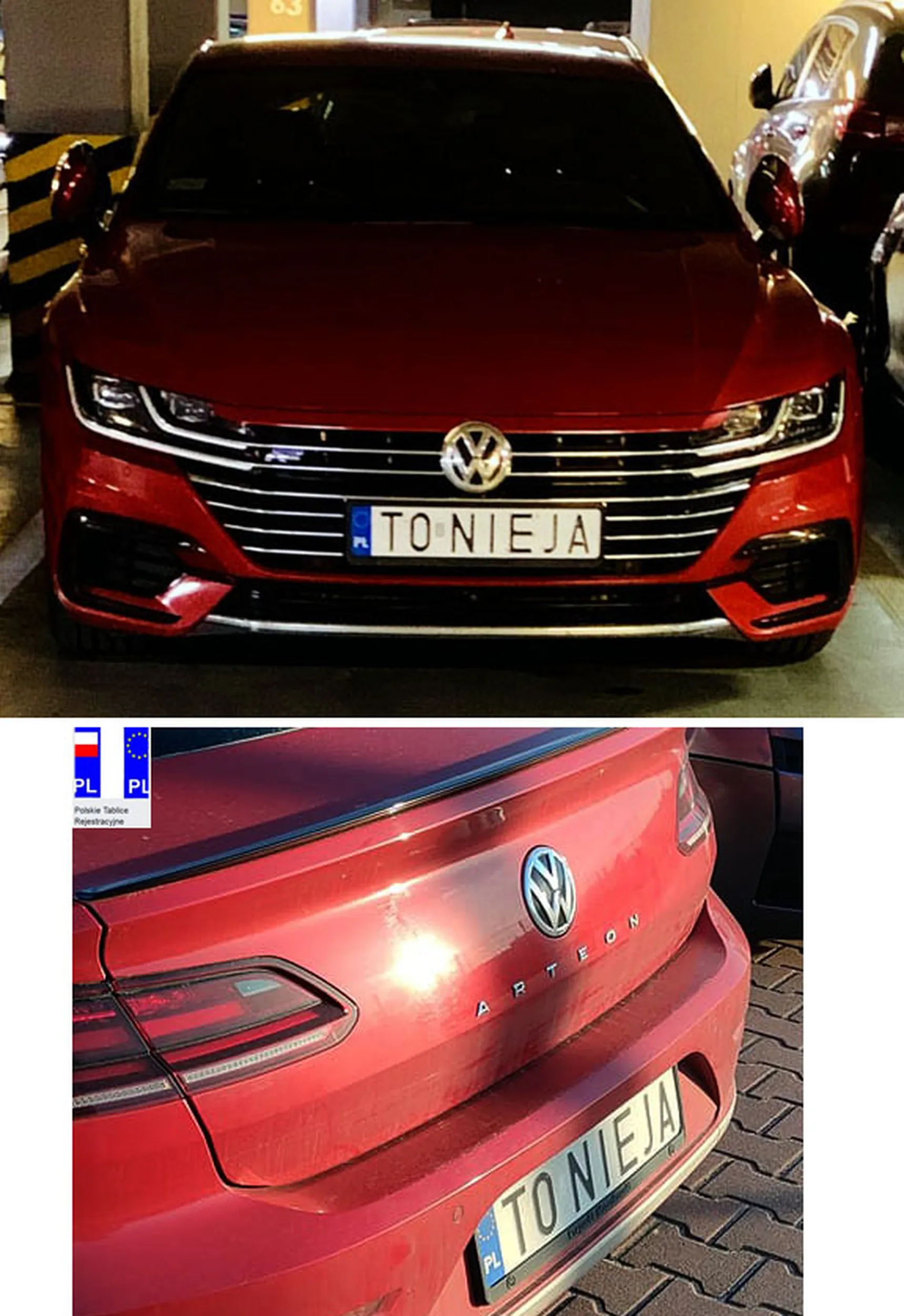 Fajny numer, blacha T0 NIEJA